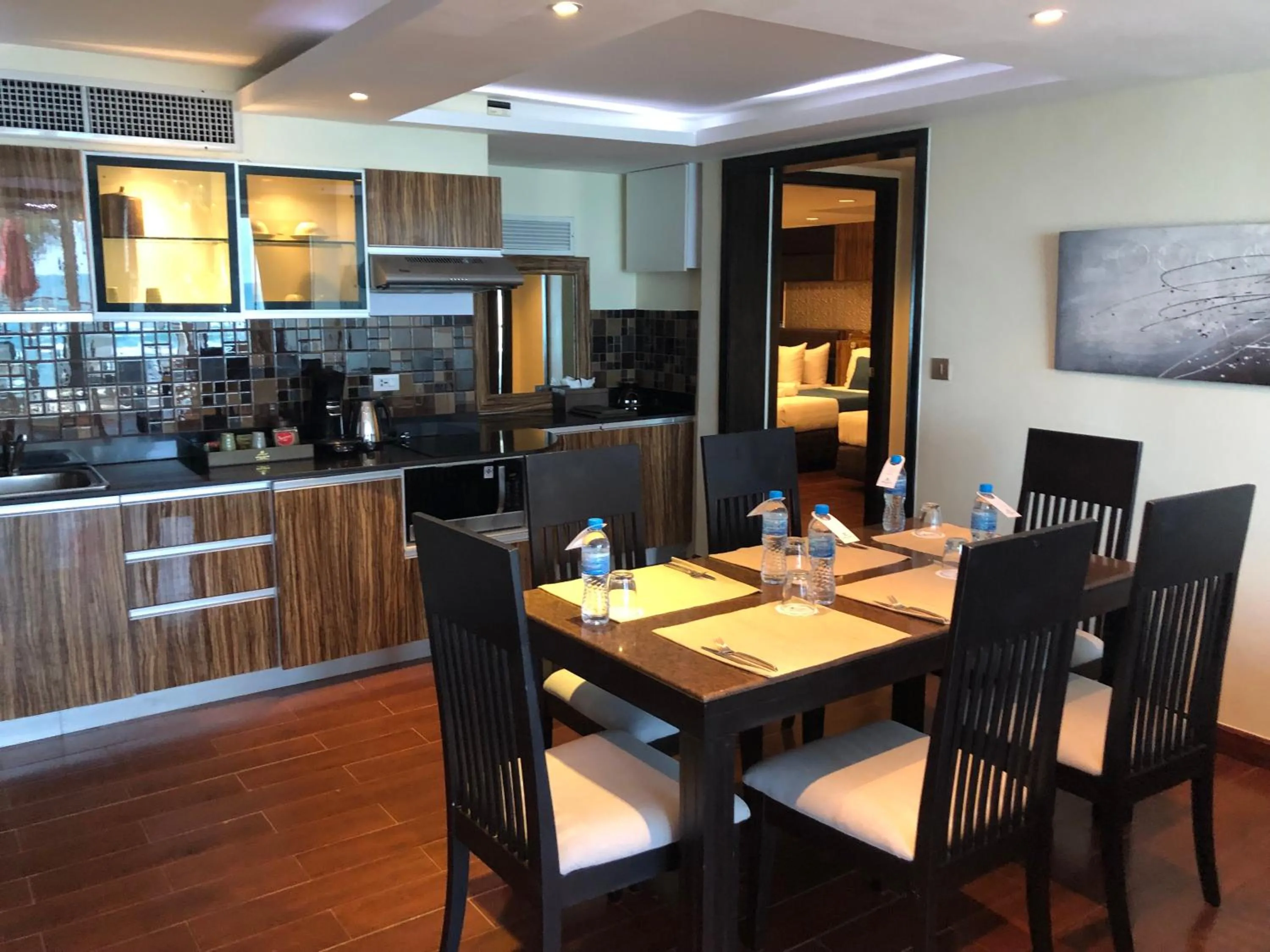 Kitchen or kitchenette in Royal Beach Boutique Resort & Spa Koh Samui