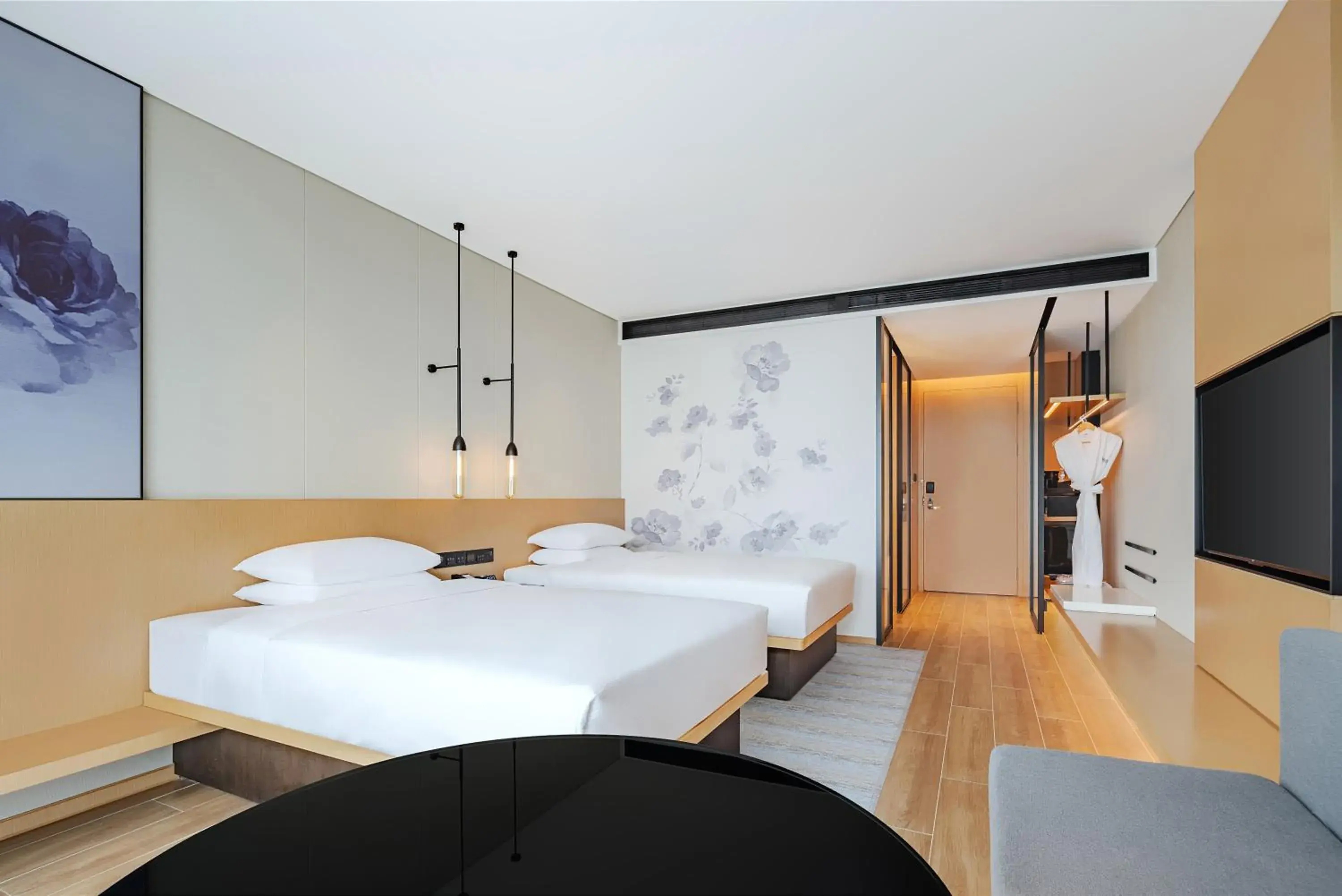 Standard Double Room with Two Double Beds and City View in Fairfield by Marriott Beijing Daxing Airport Standard Double Room with Two Double Beds and City View in Fairfield by Marriott Beijing Daxing Airport