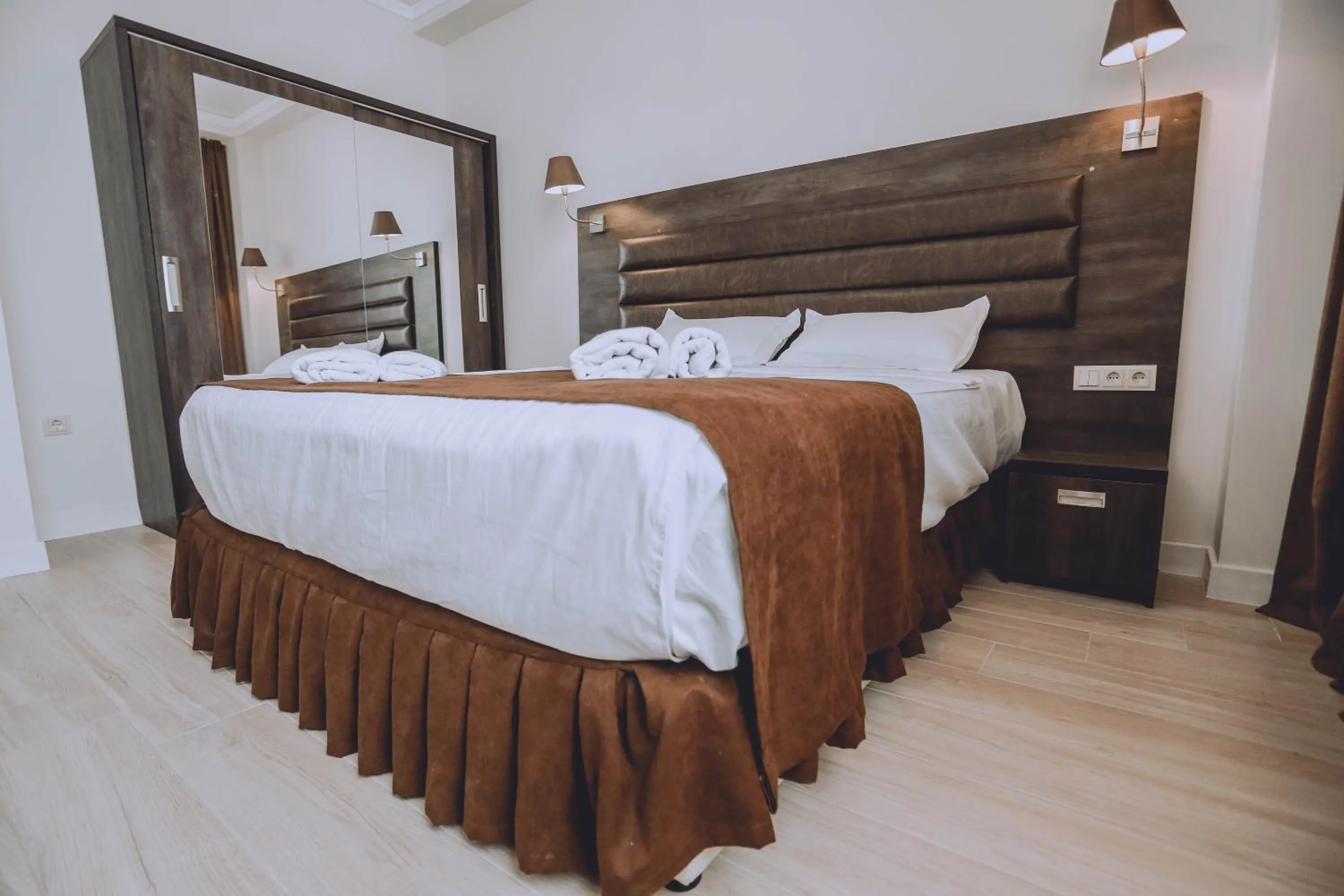 Bed in Royal Medis Hotel