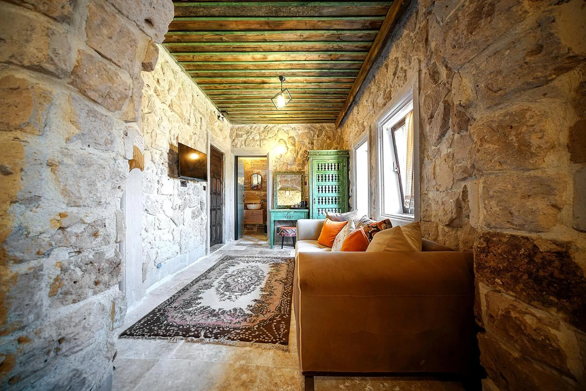 Living room in Aysel Inn House