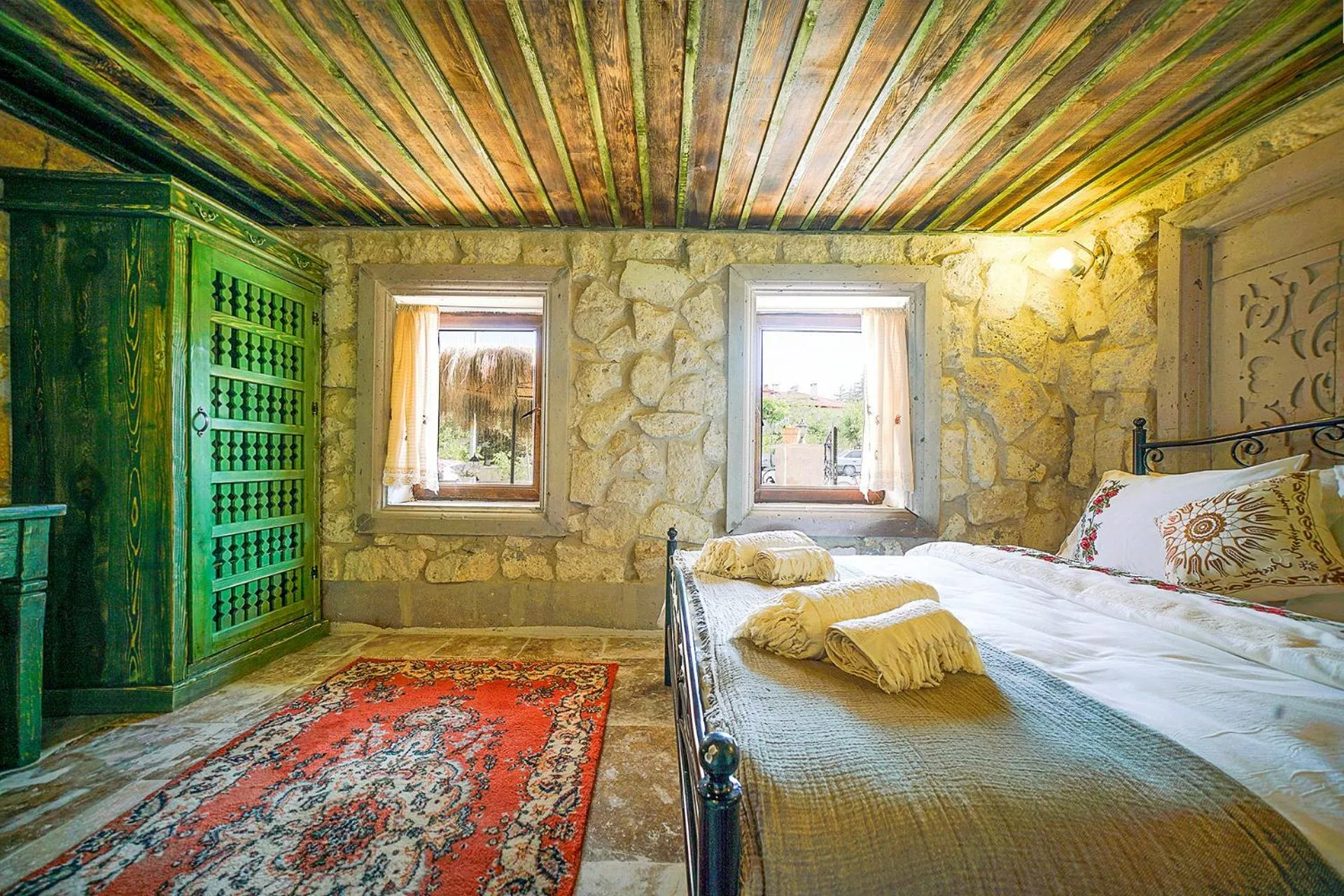 Bed in Aysel Inn House