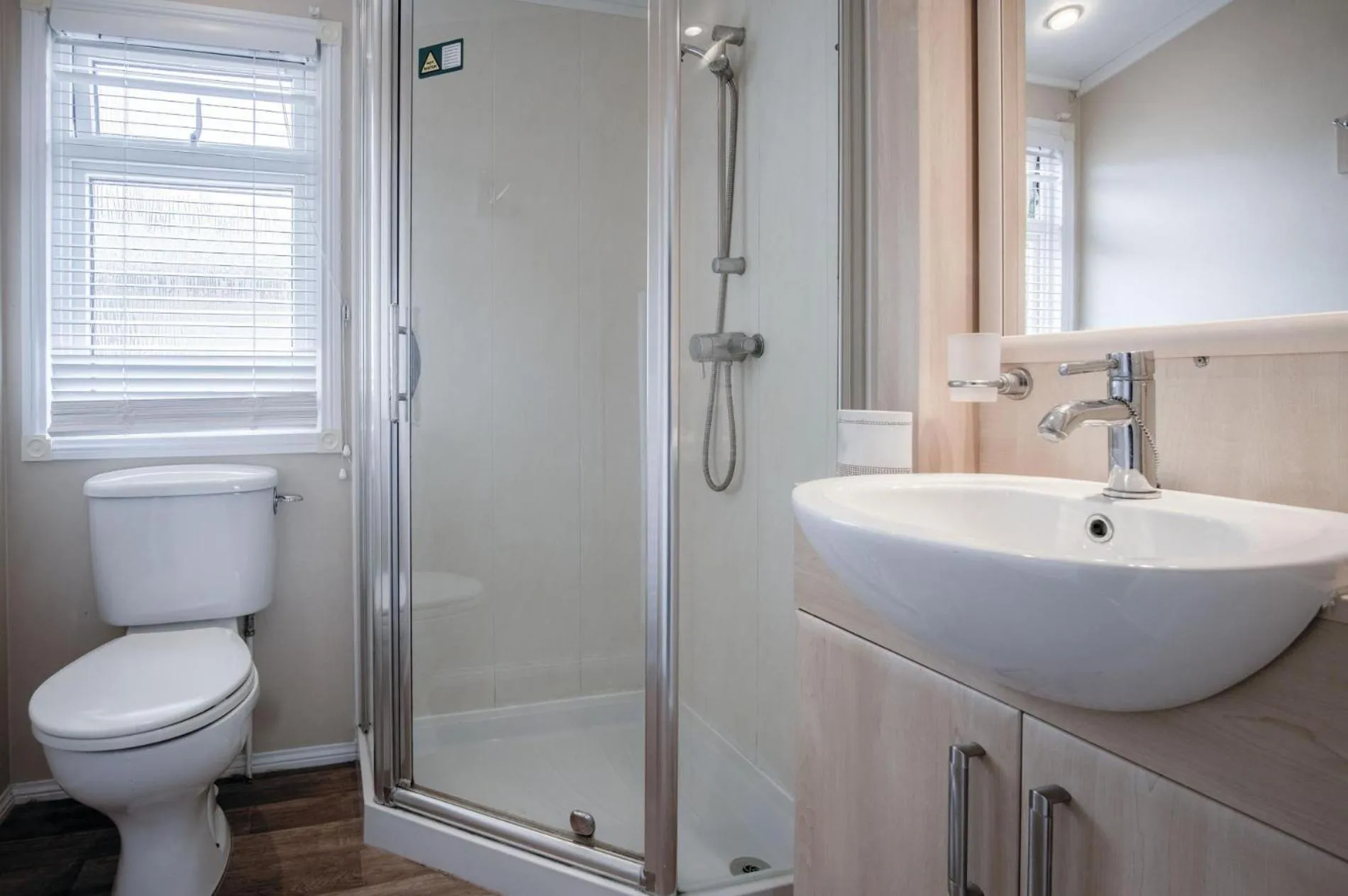 Floor plan in 1 Manor Lodge - 3 Bedroom Lodge - Pendine