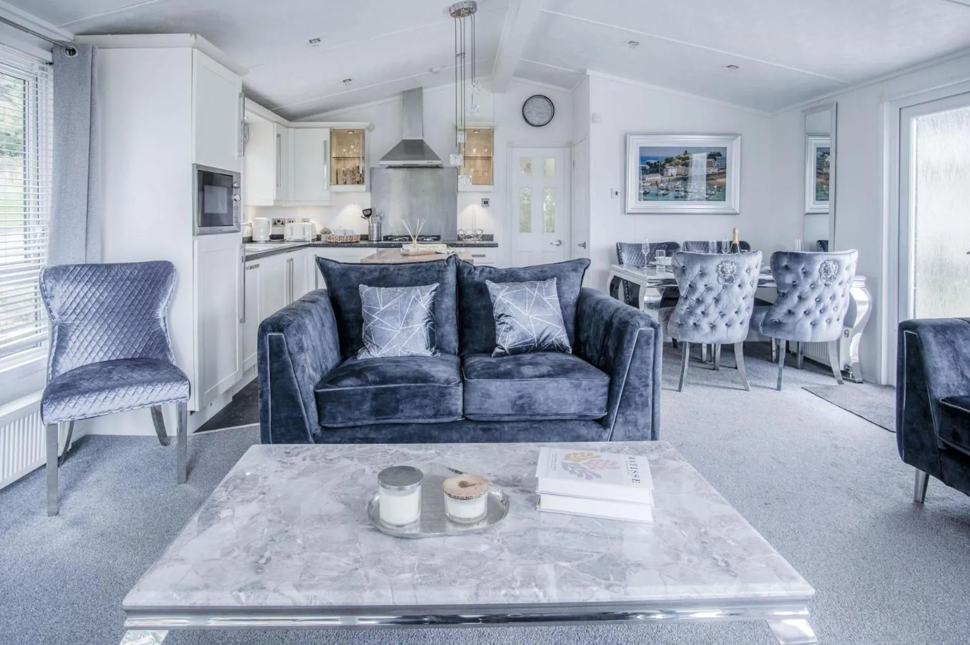 Floor plan in 1 Manor Lodge - 3 Bedroom Lodge - Pendine