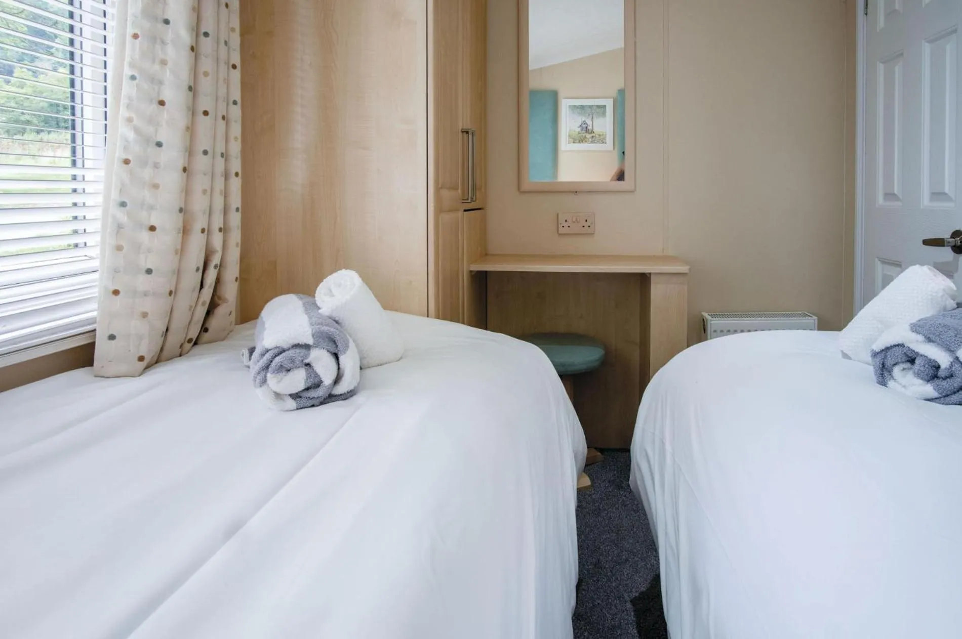 Floor plan in 1 Manor Lodge - 3 Bedroom Lodge - Pendine