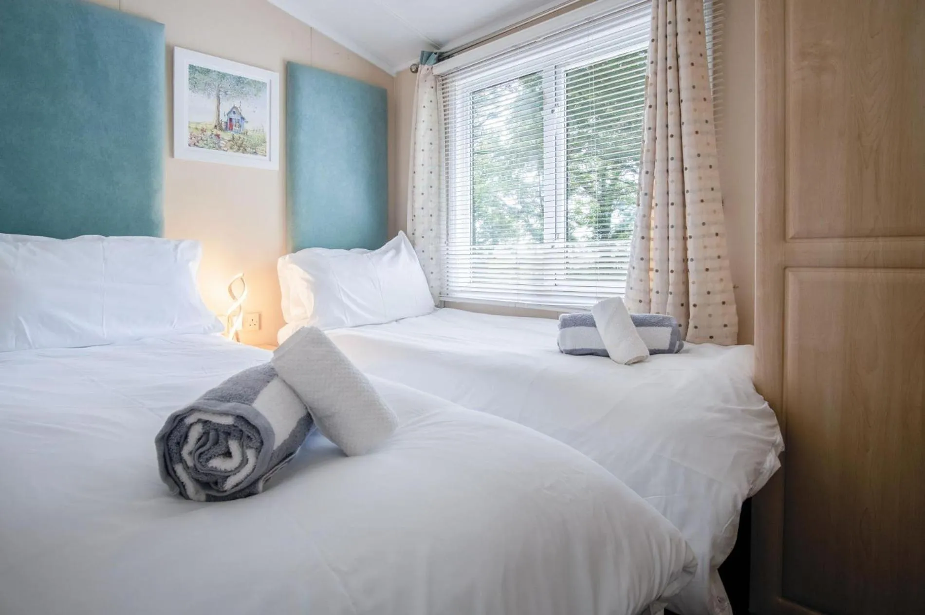 Floor plan in 1 Manor Lodge - 3 Bedroom Lodge - Pendine