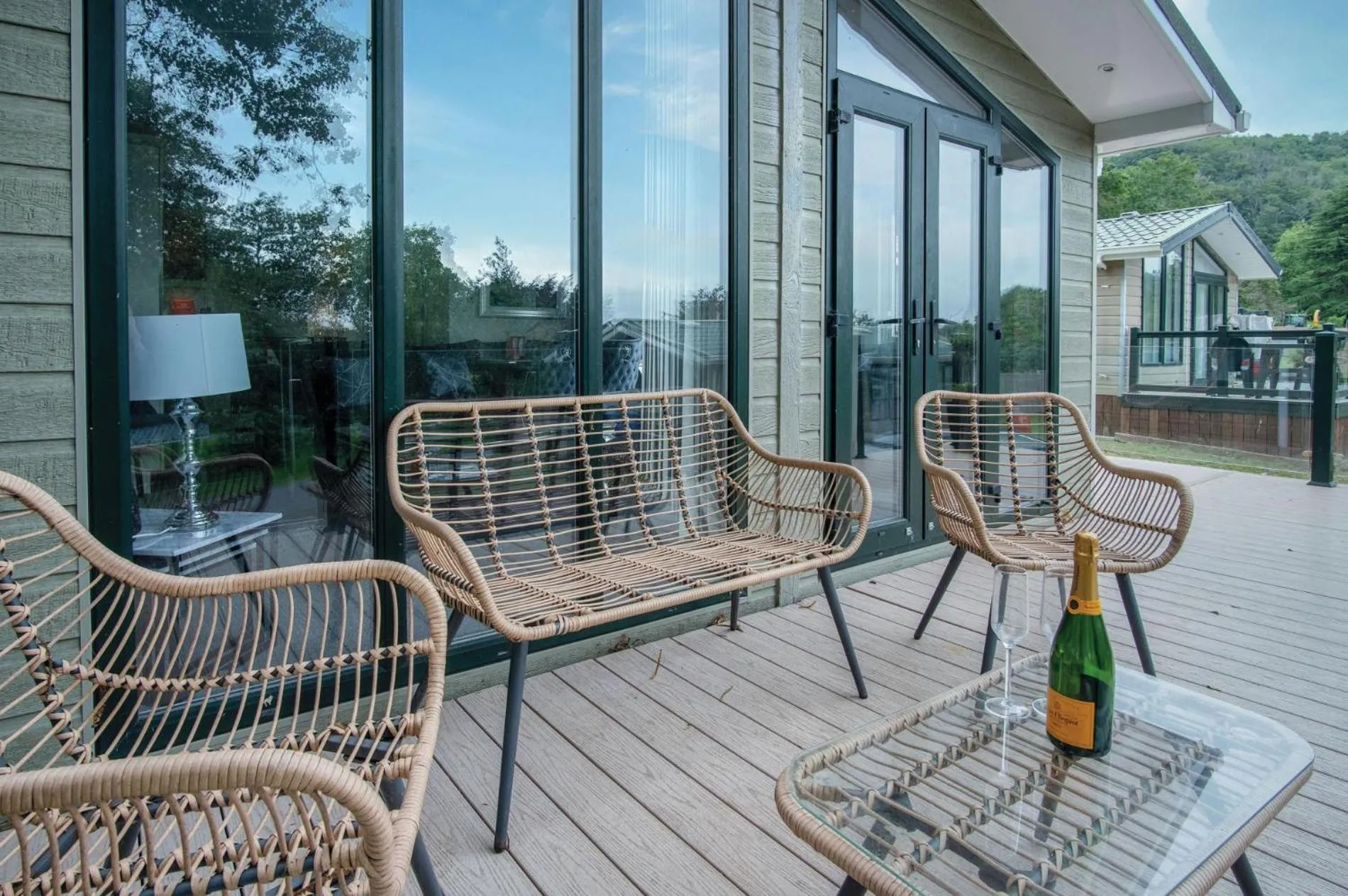 Floor plan in 1 Manor Lodge - 3 Bedroom Lodge - Pendine