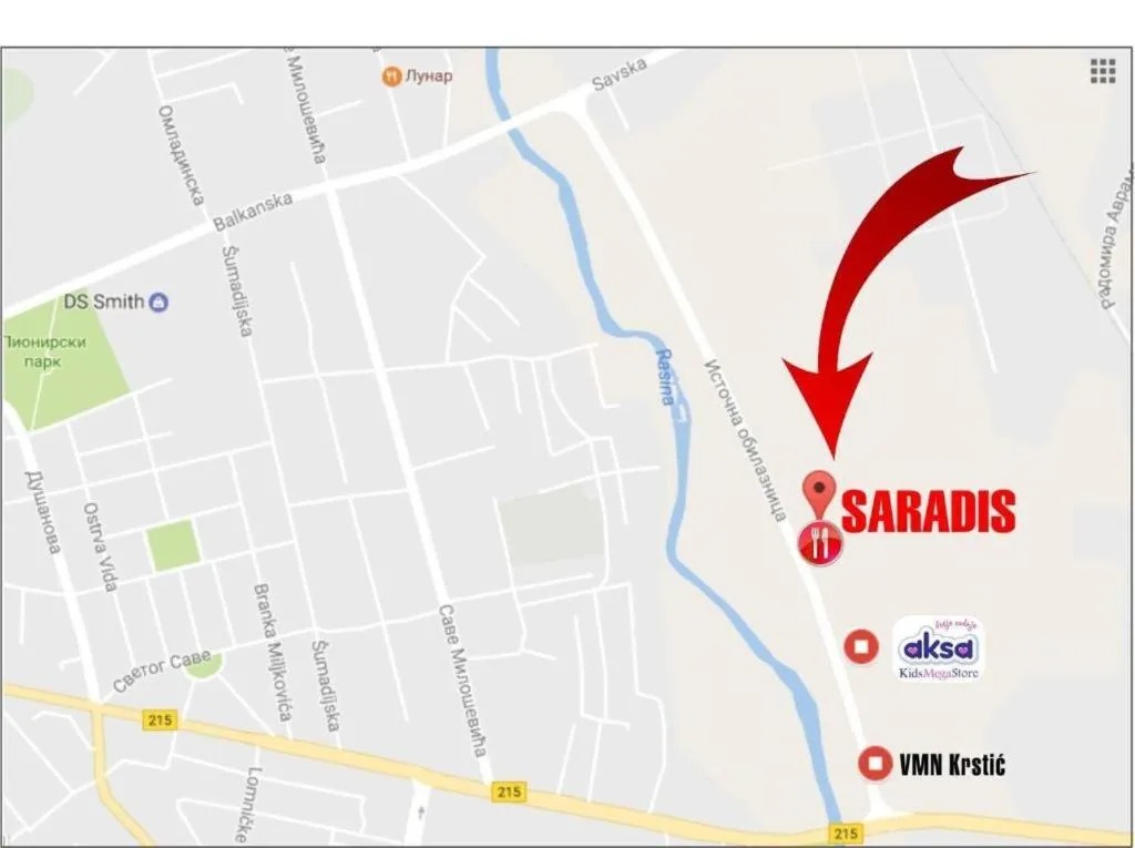 Property logo or sign in Hotel Saradis