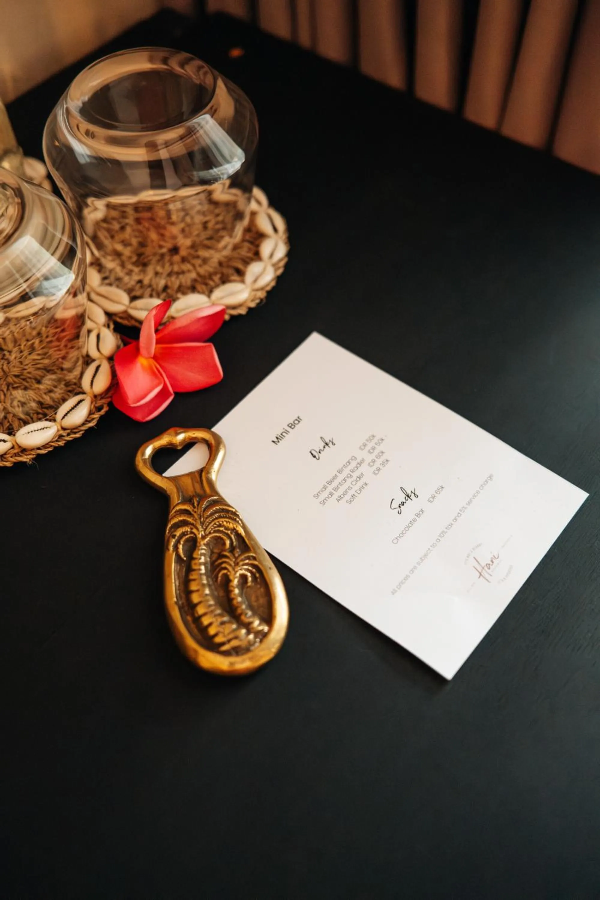 Food and drinks in Hani Hideaway