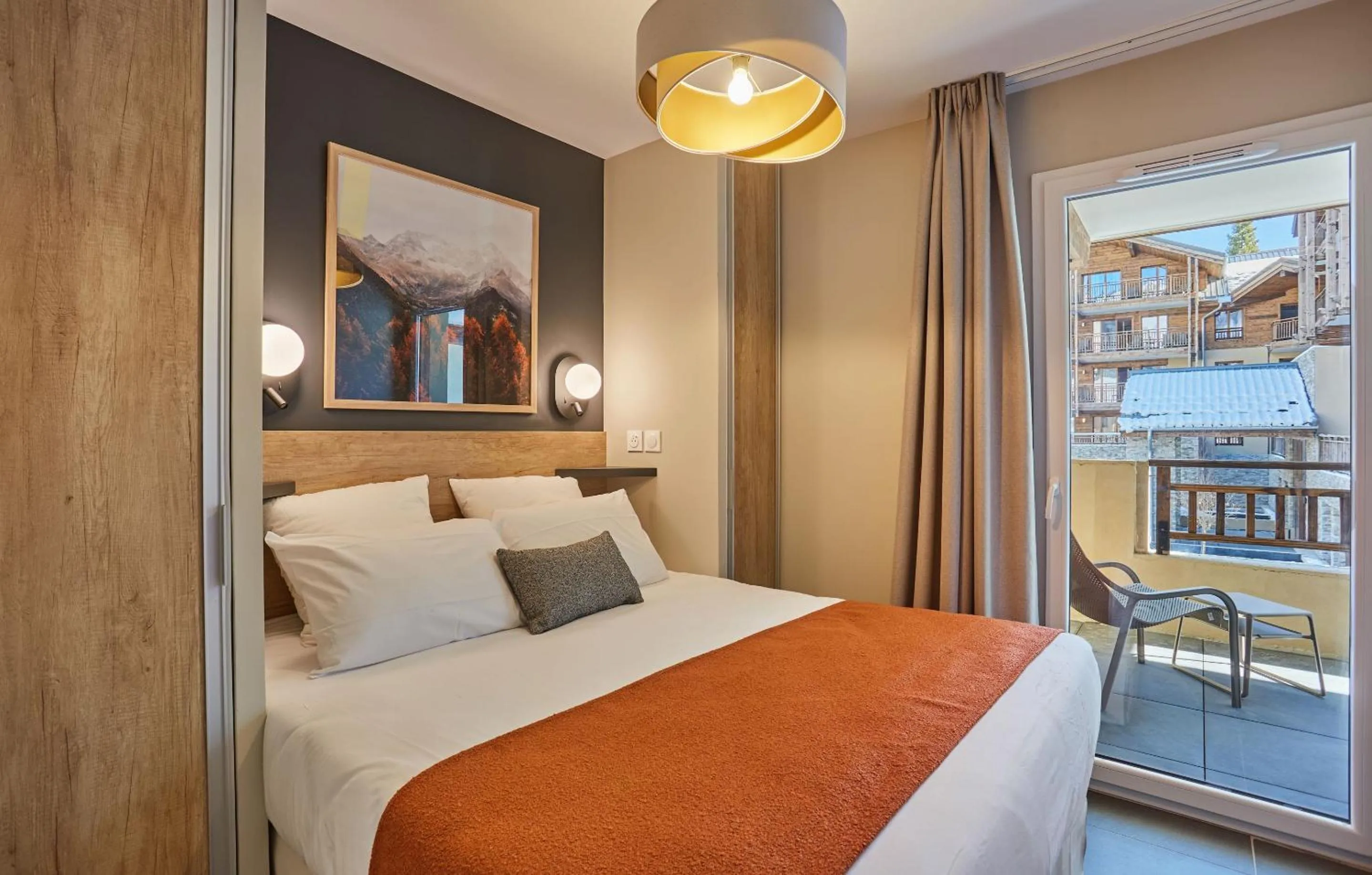 Bedroom, Bed in Résidence Odalys Le Mont d'Auron