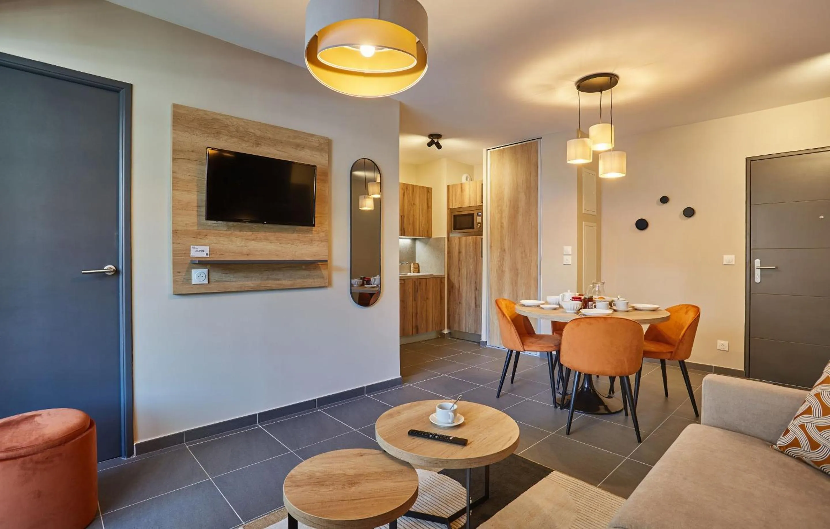 Kitchen or kitchenette in Résidence Odalys Le Mont d'Auron