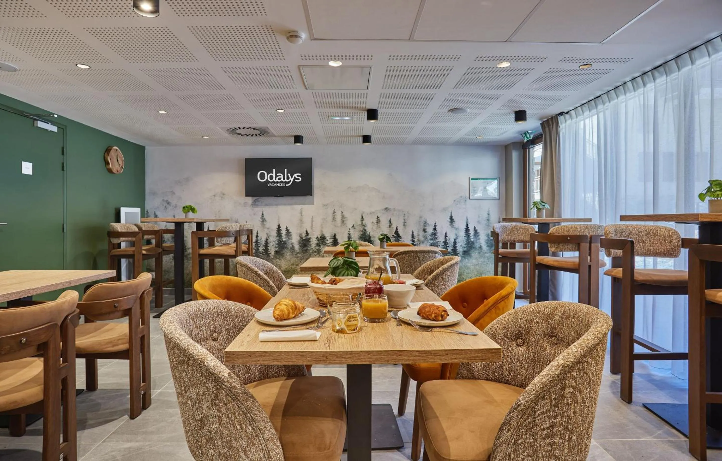 Breakfast in Résidence Odalys Le Mont d'Auron