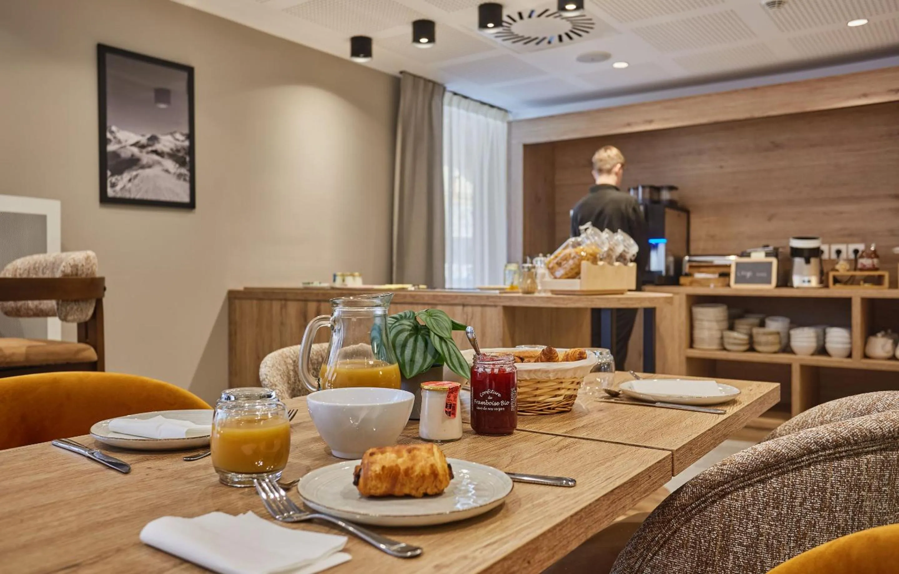 Breakfast in Résidence Odalys Le Mont d'Auron