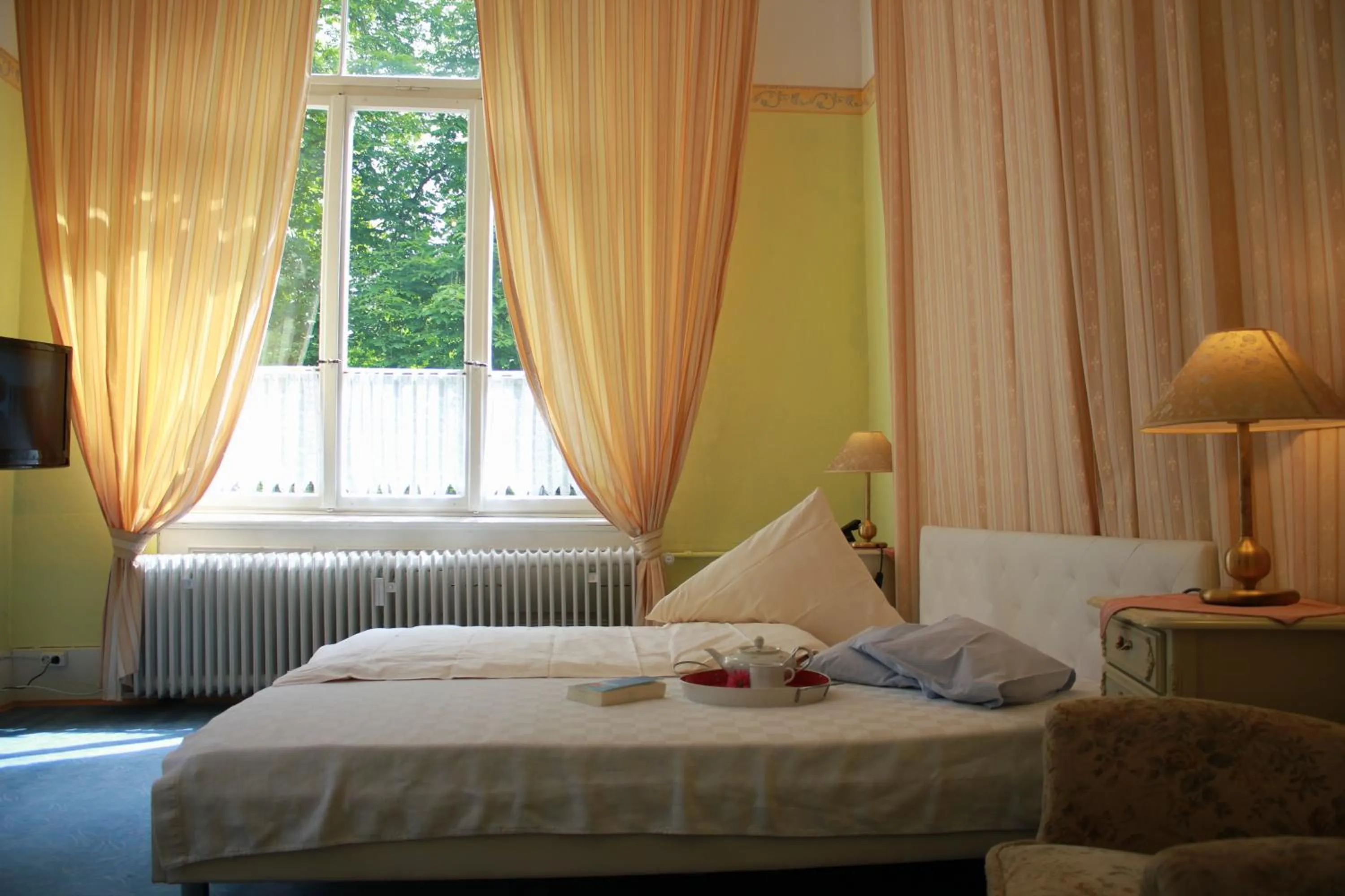 Photo of the whole room, Bed in Hotel Waldfriede