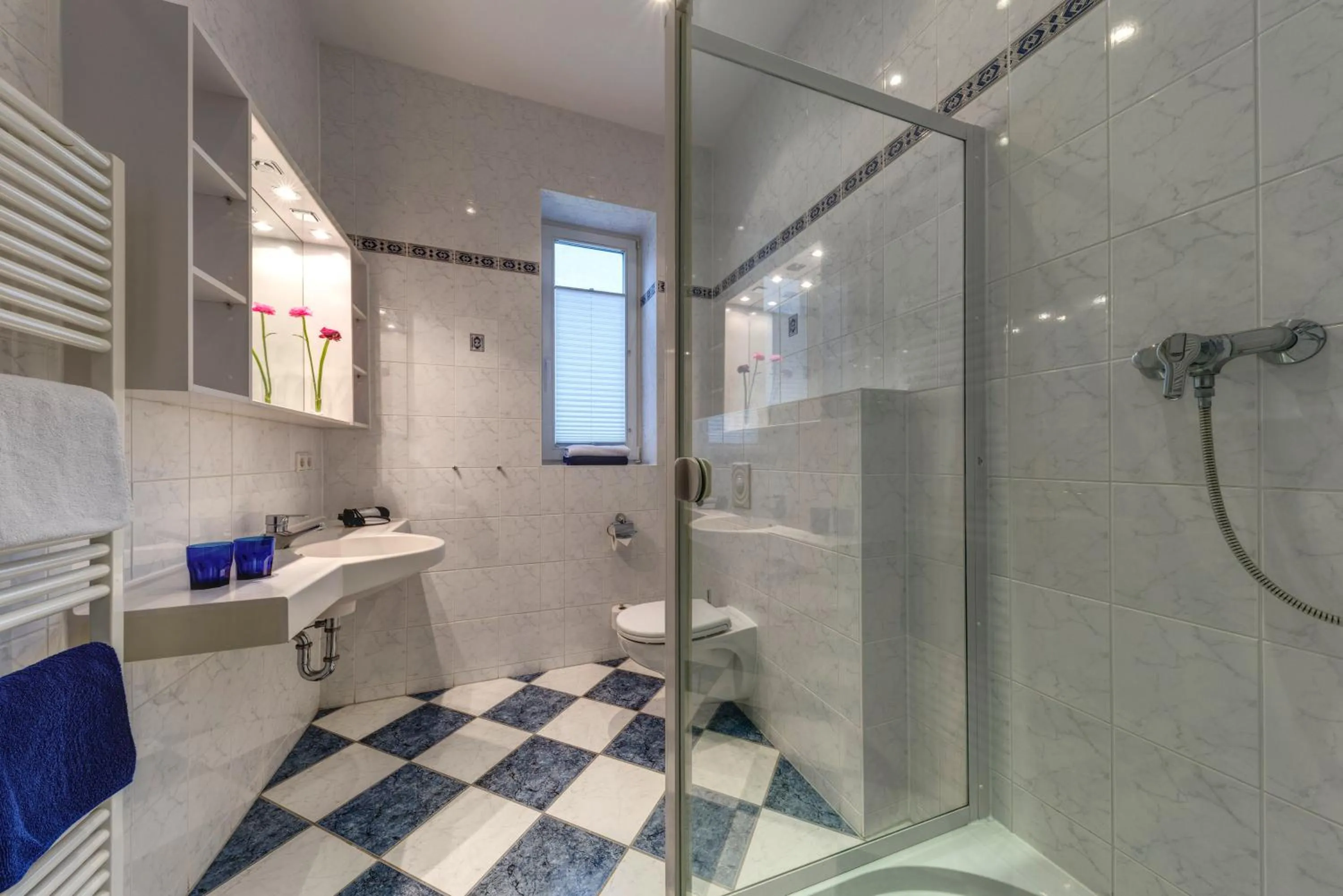 Bathroom in Hotel Aquamarin