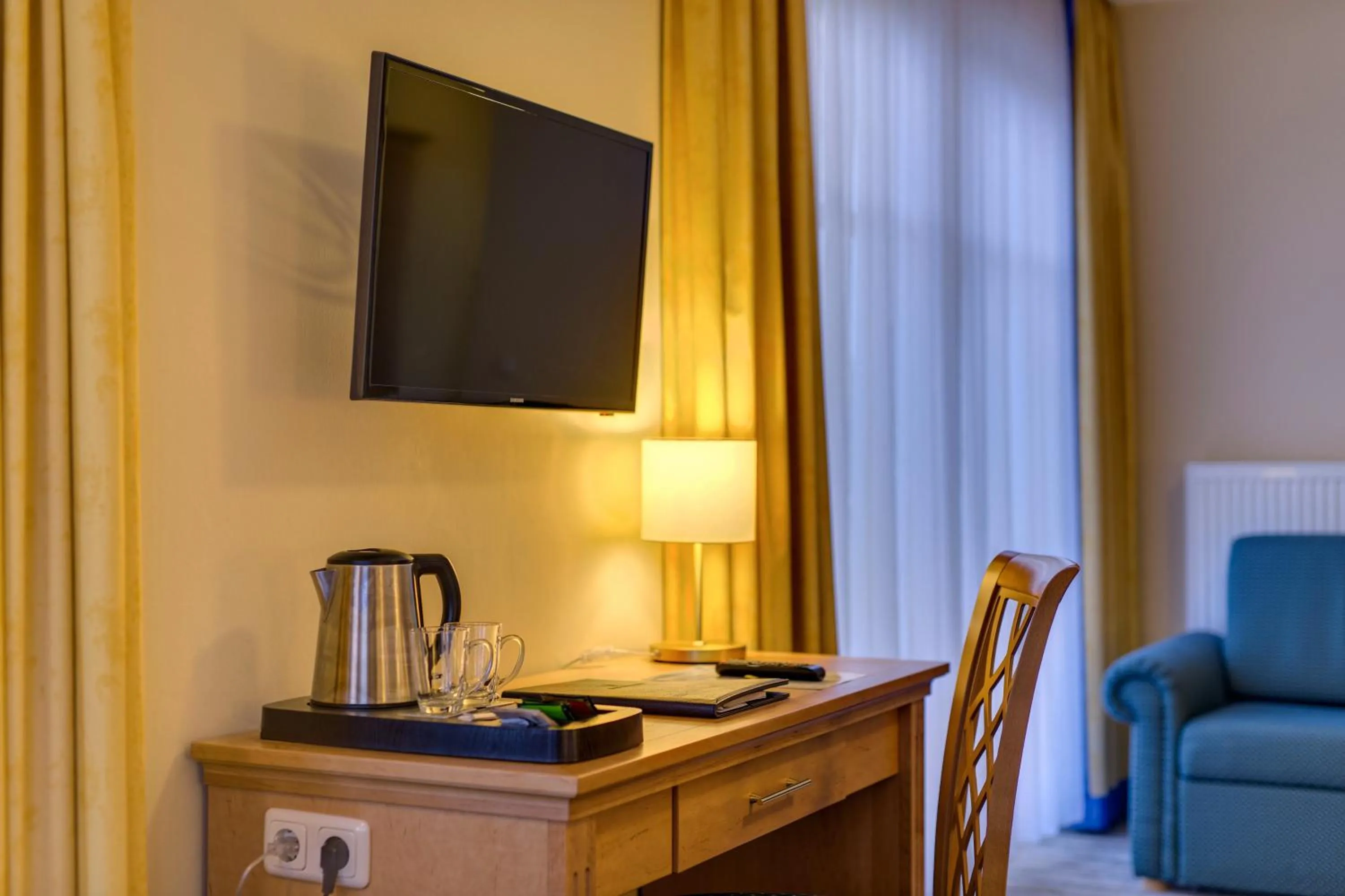 Coffee/tea facilities in Hotel Aquamarin