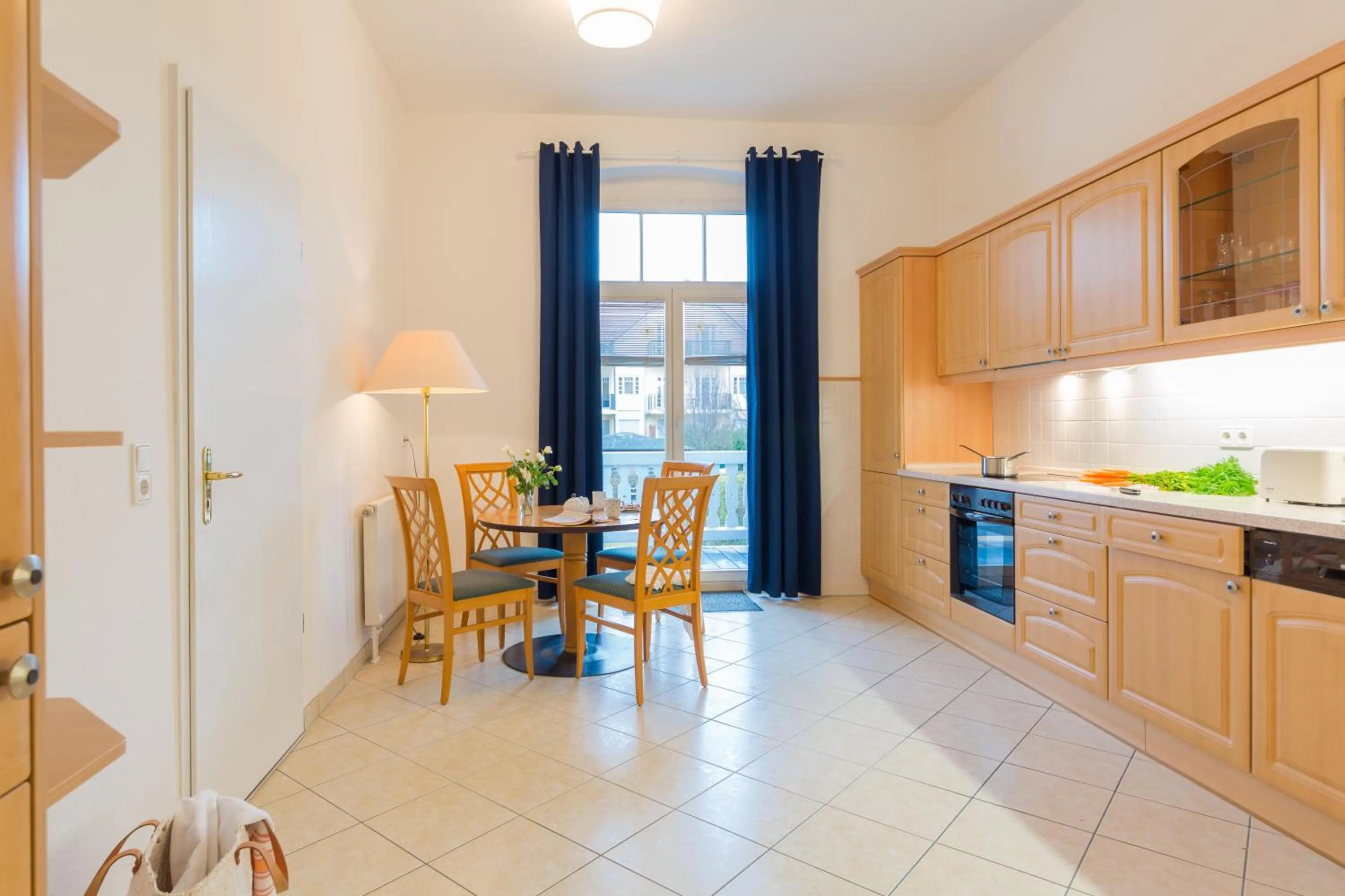 Kitchen or kitchenette in Hotel Aquamarin