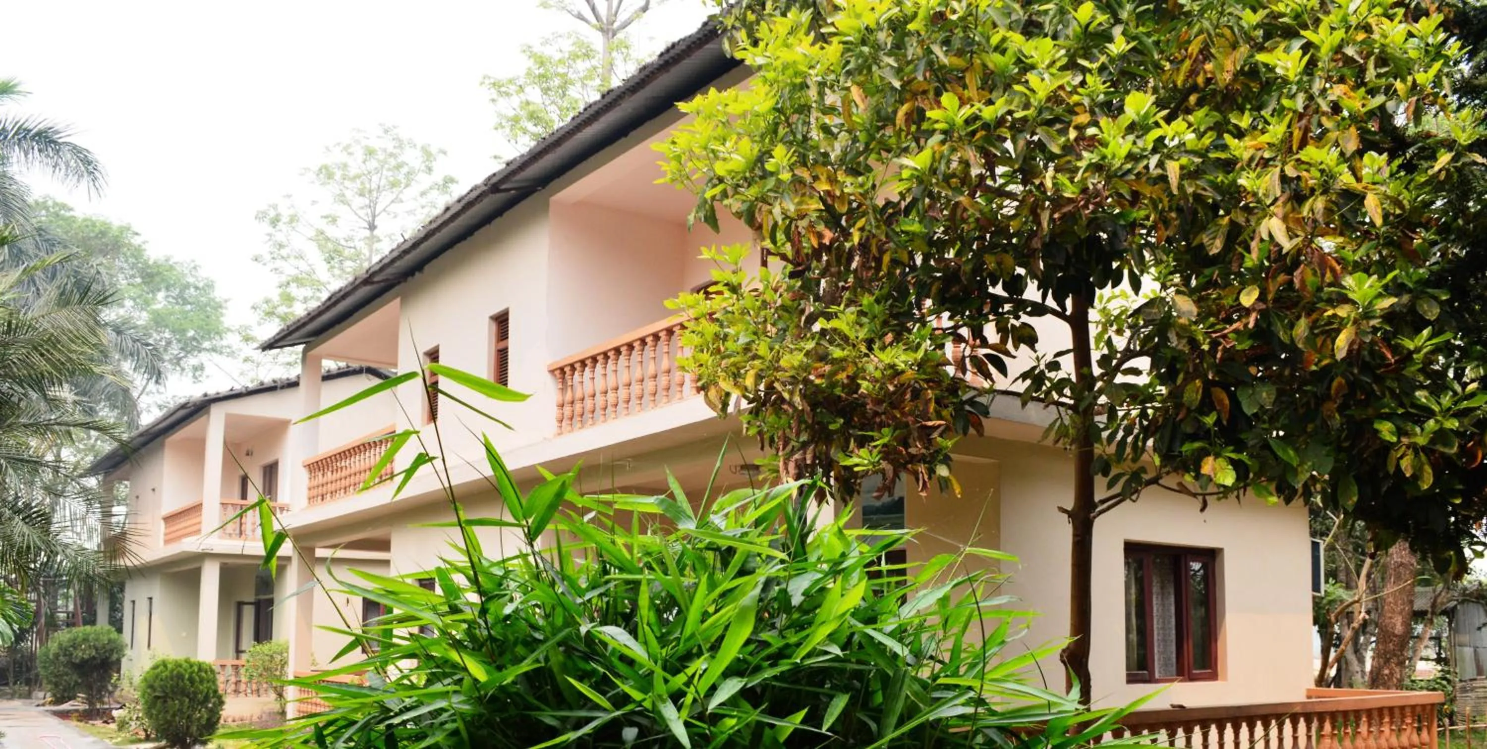 Property building in Chitwan Paradise Hotel