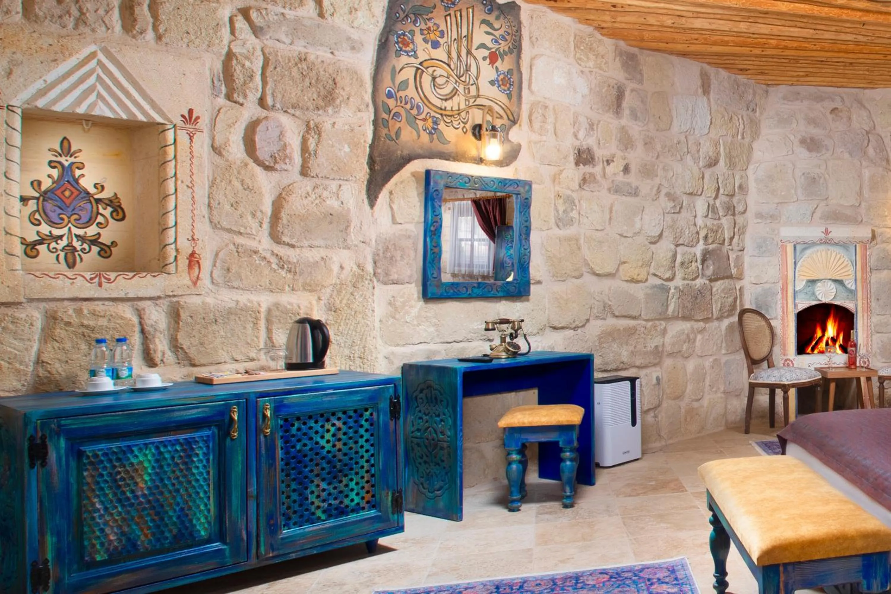 Seating area in Cappadocia Pema Cave House