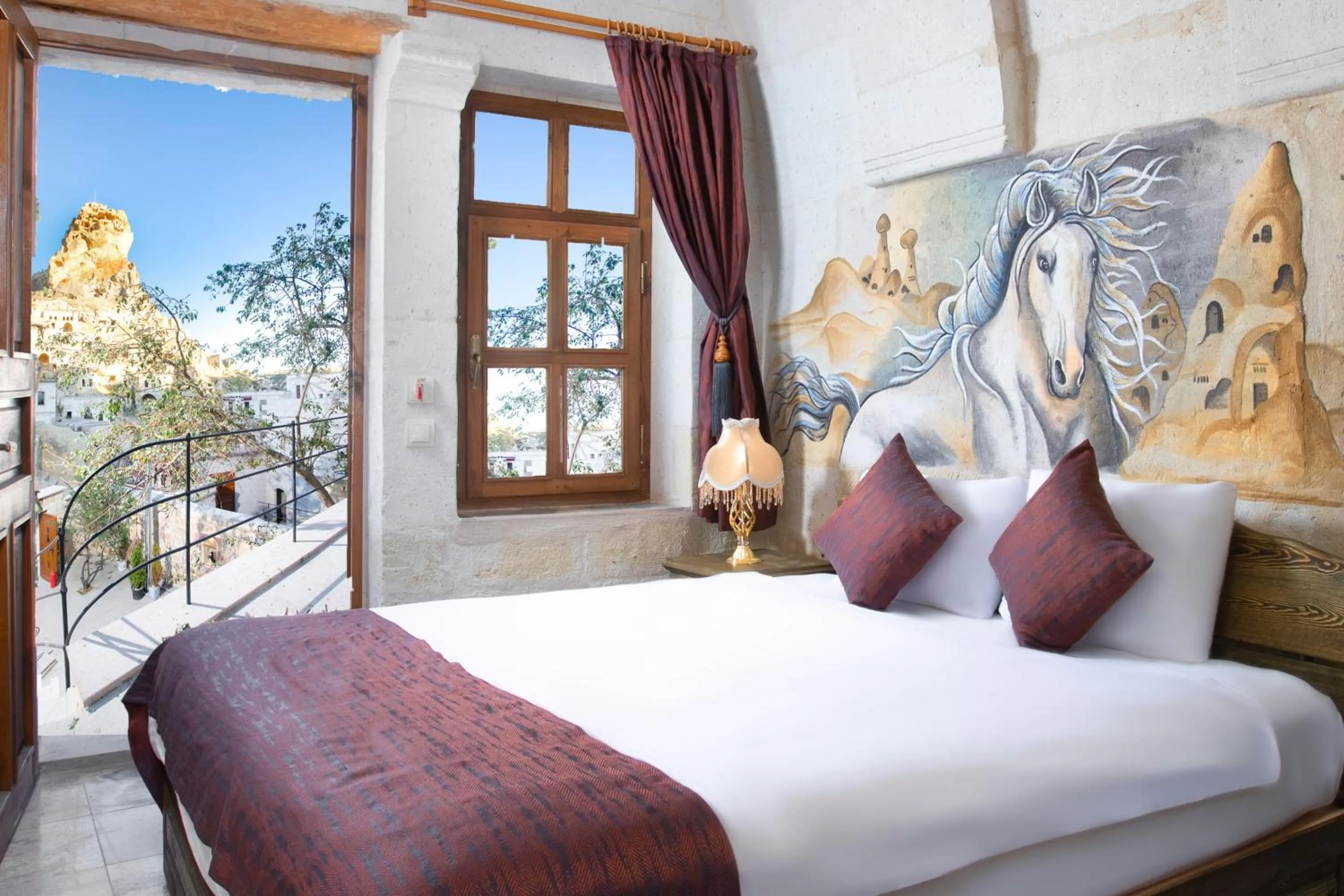 Bed in Cappadocia Pema Cave House