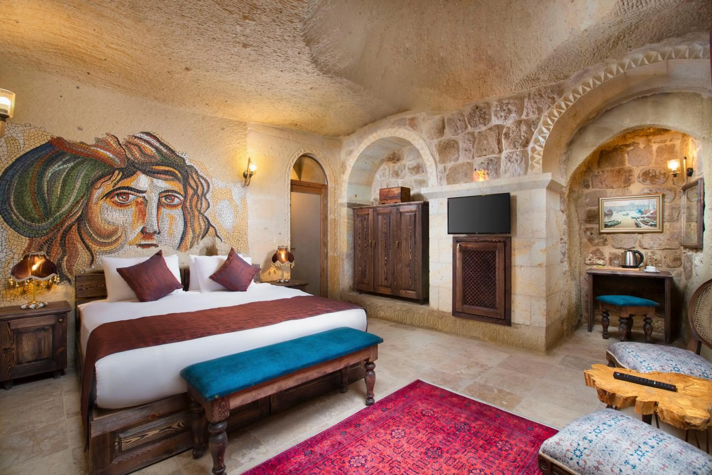 Bed in Cappadocia Pema Cave House