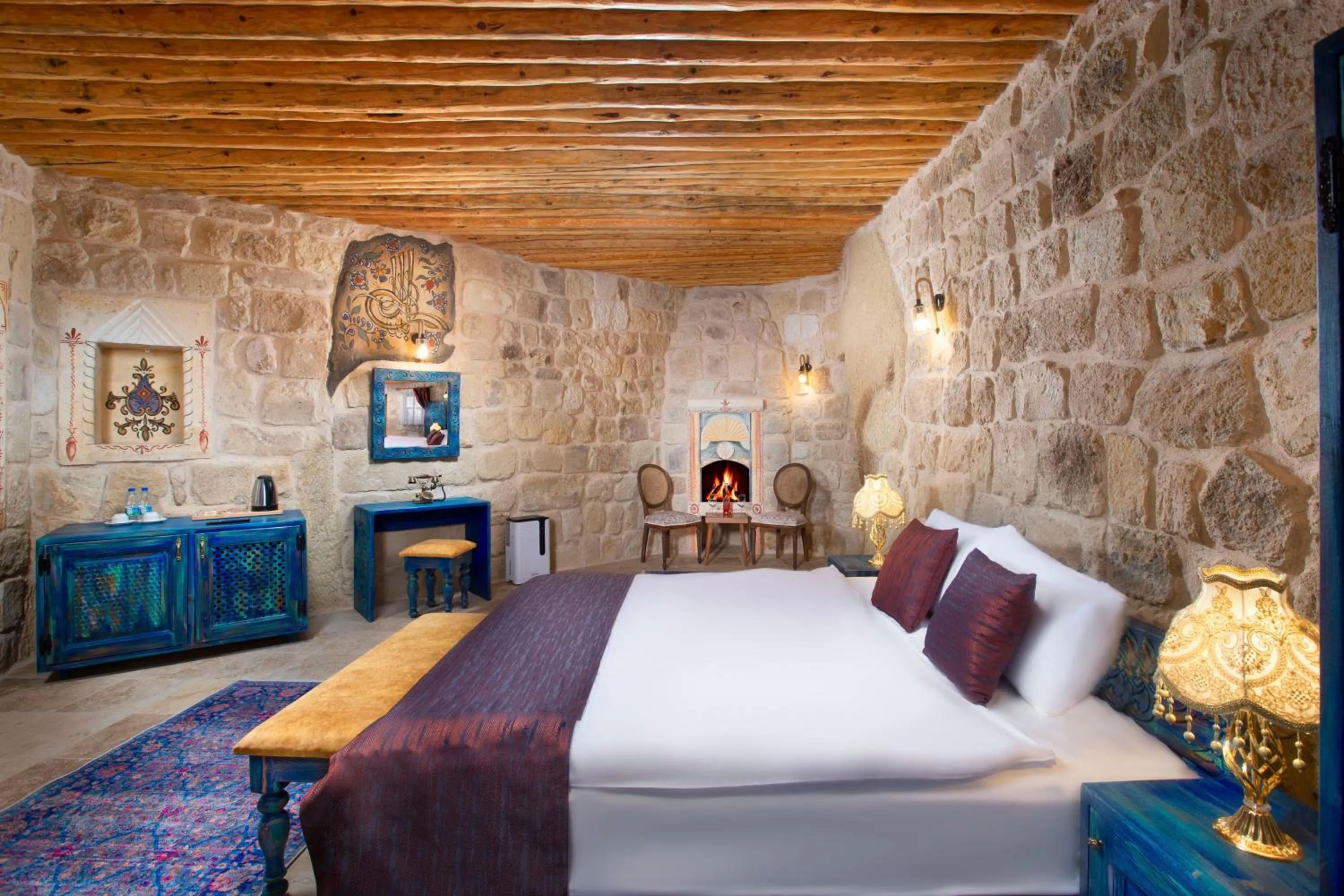 Bed in Cappadocia Pema Cave House