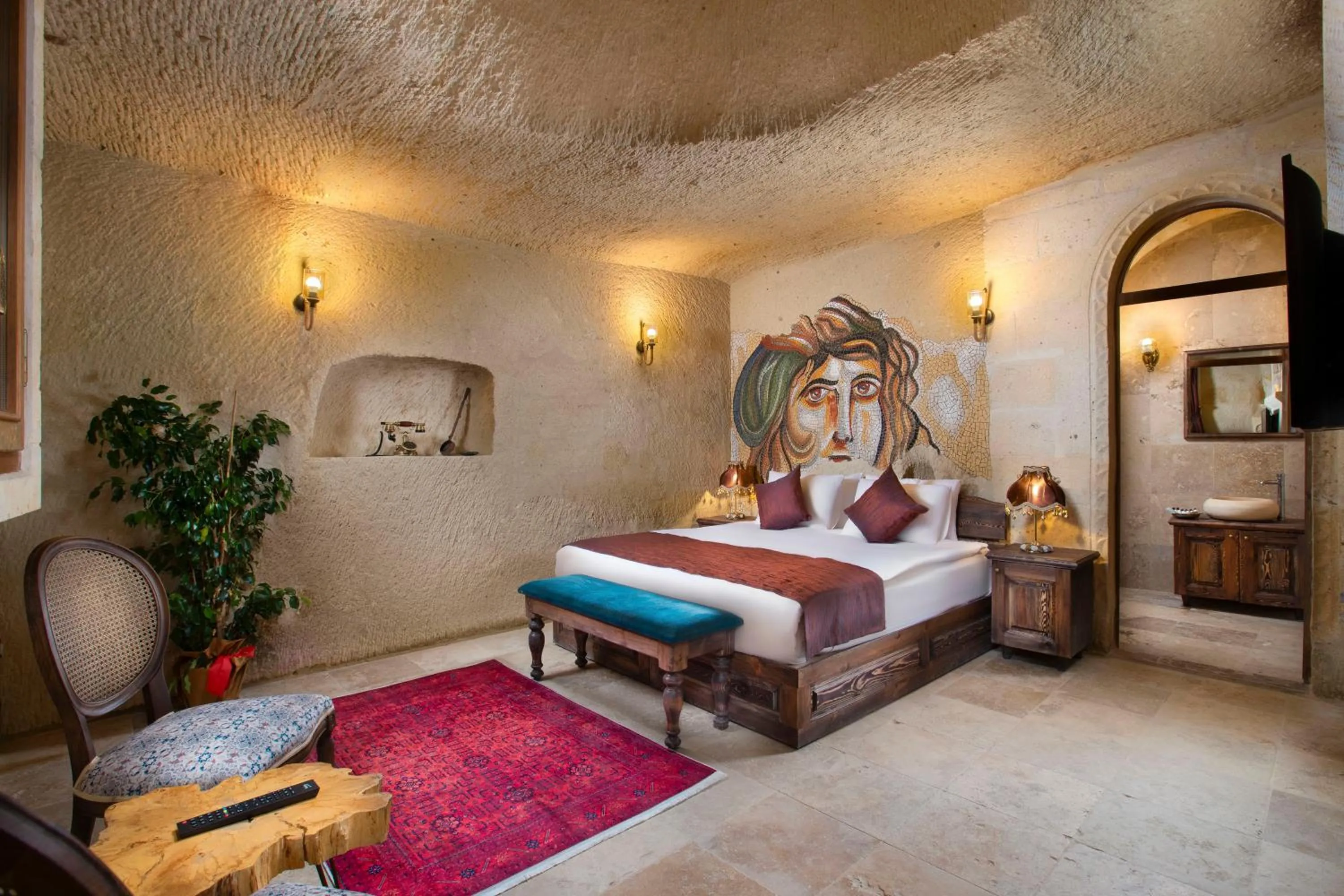 Bed in Cappadocia Pema Cave House