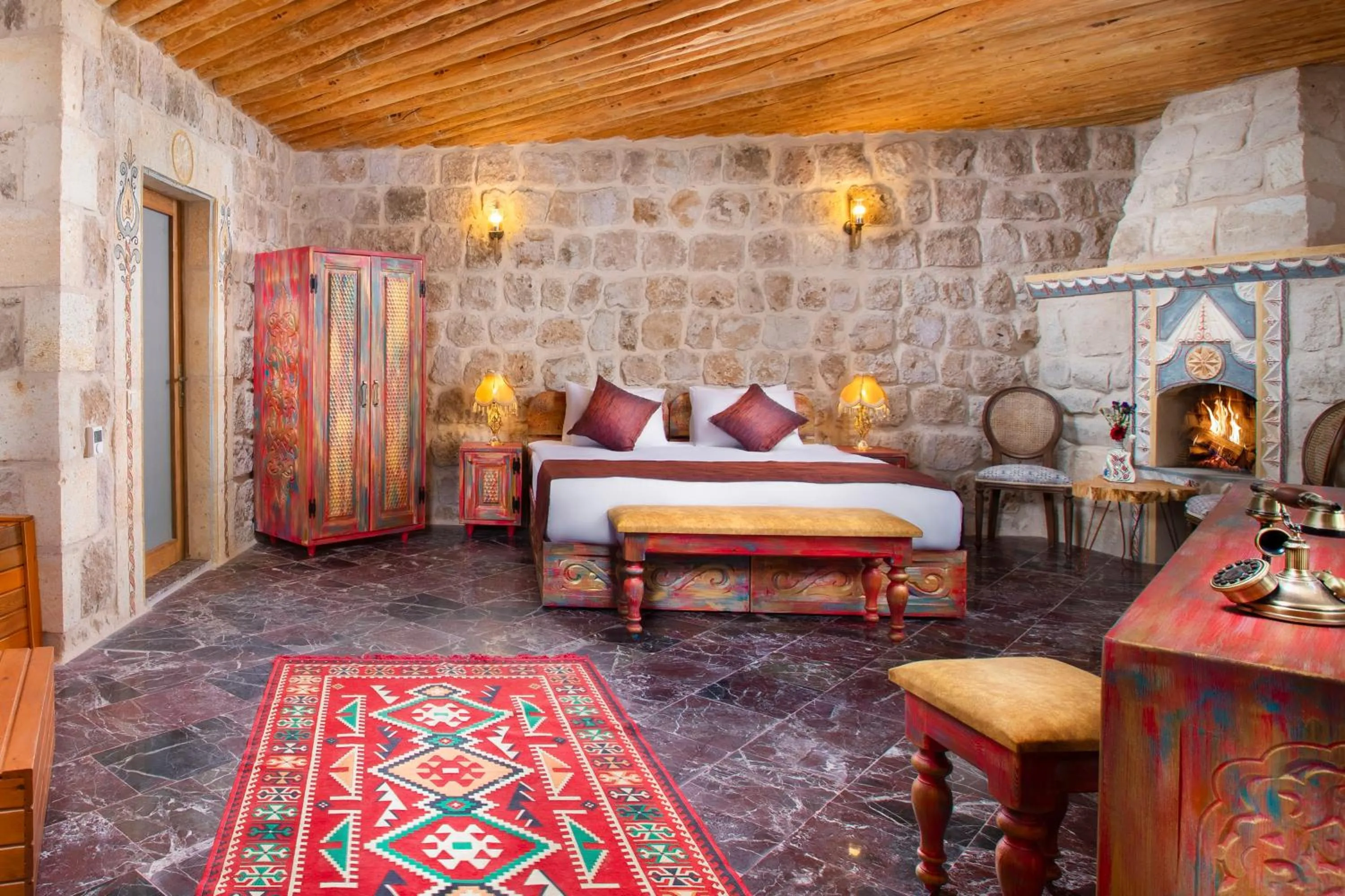 Bed in Cappadocia Pema Cave House