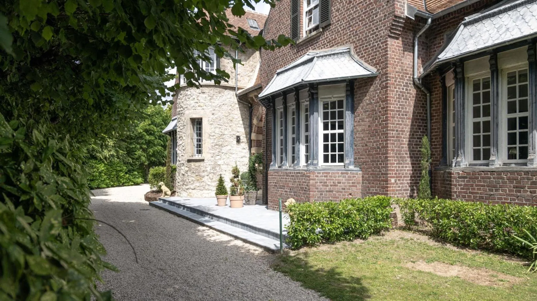 Garden in Maison Heronnière