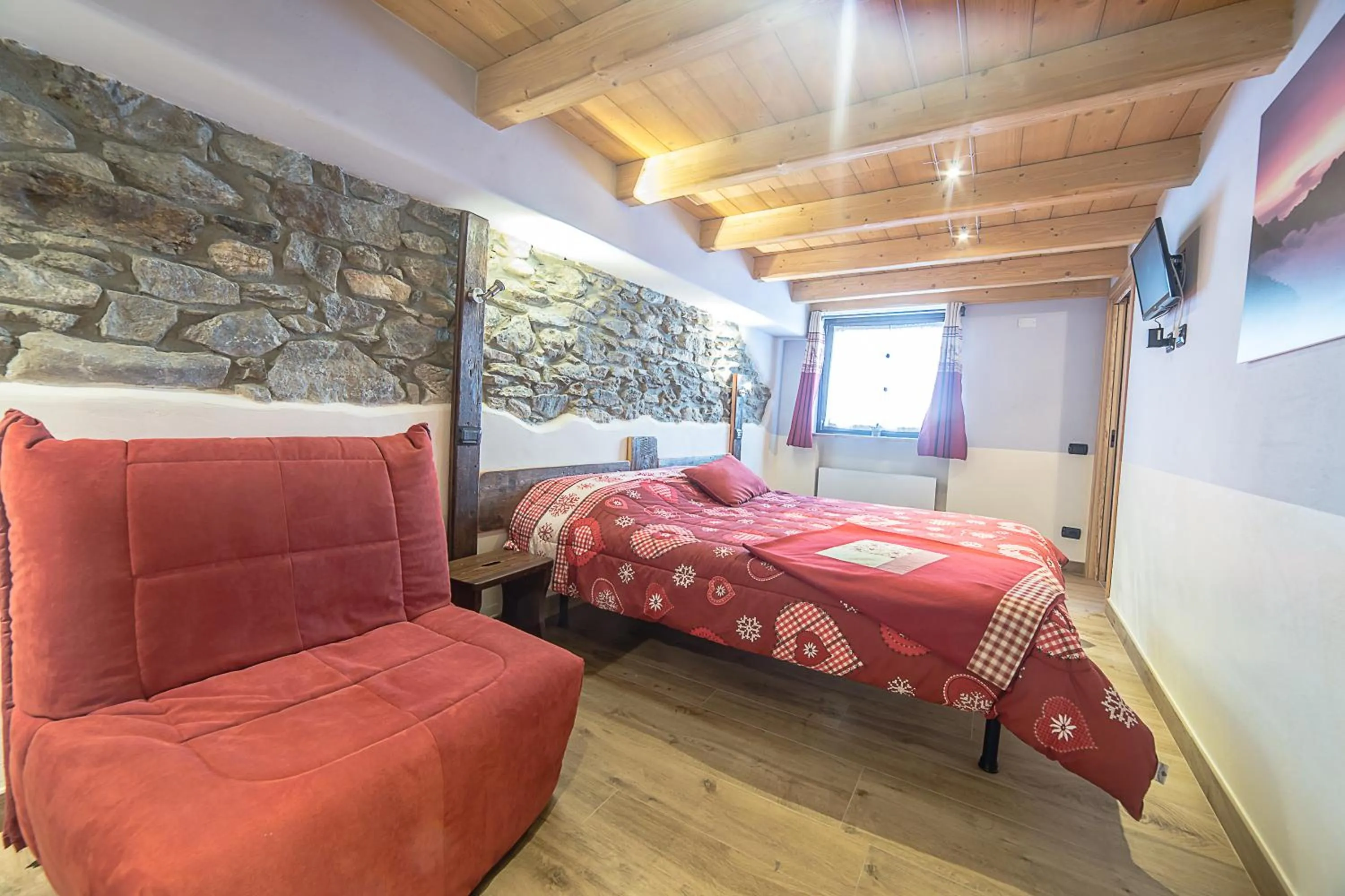 Bedroom, Bed in Alpe Rebelle