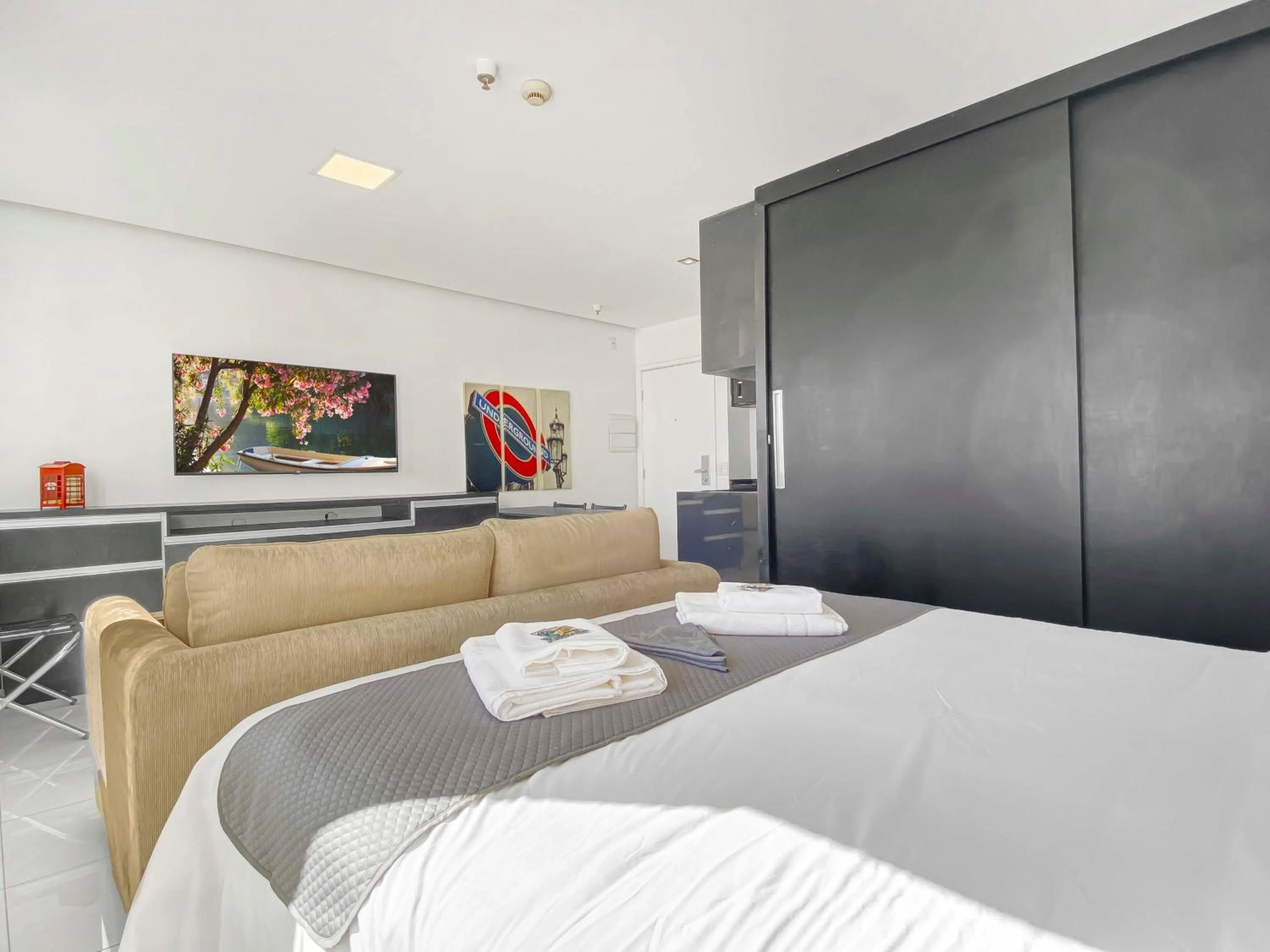 Bed in Hotel na Vila Olimpia