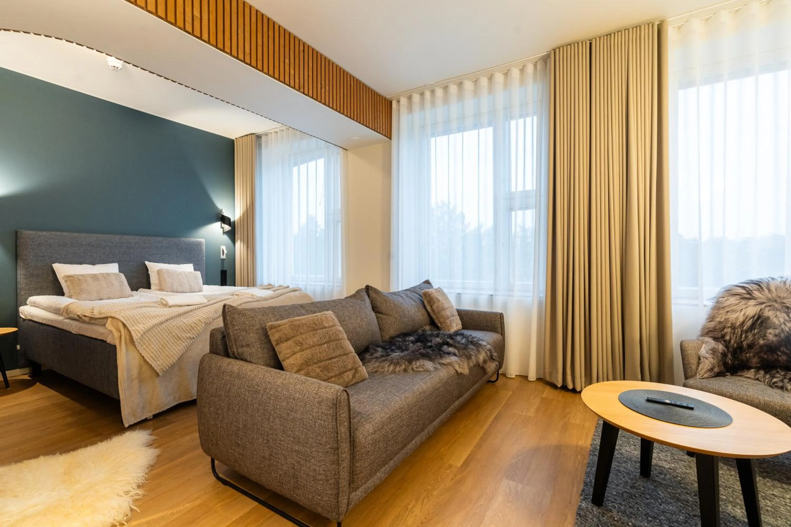 Bed in Postmaster Hotel