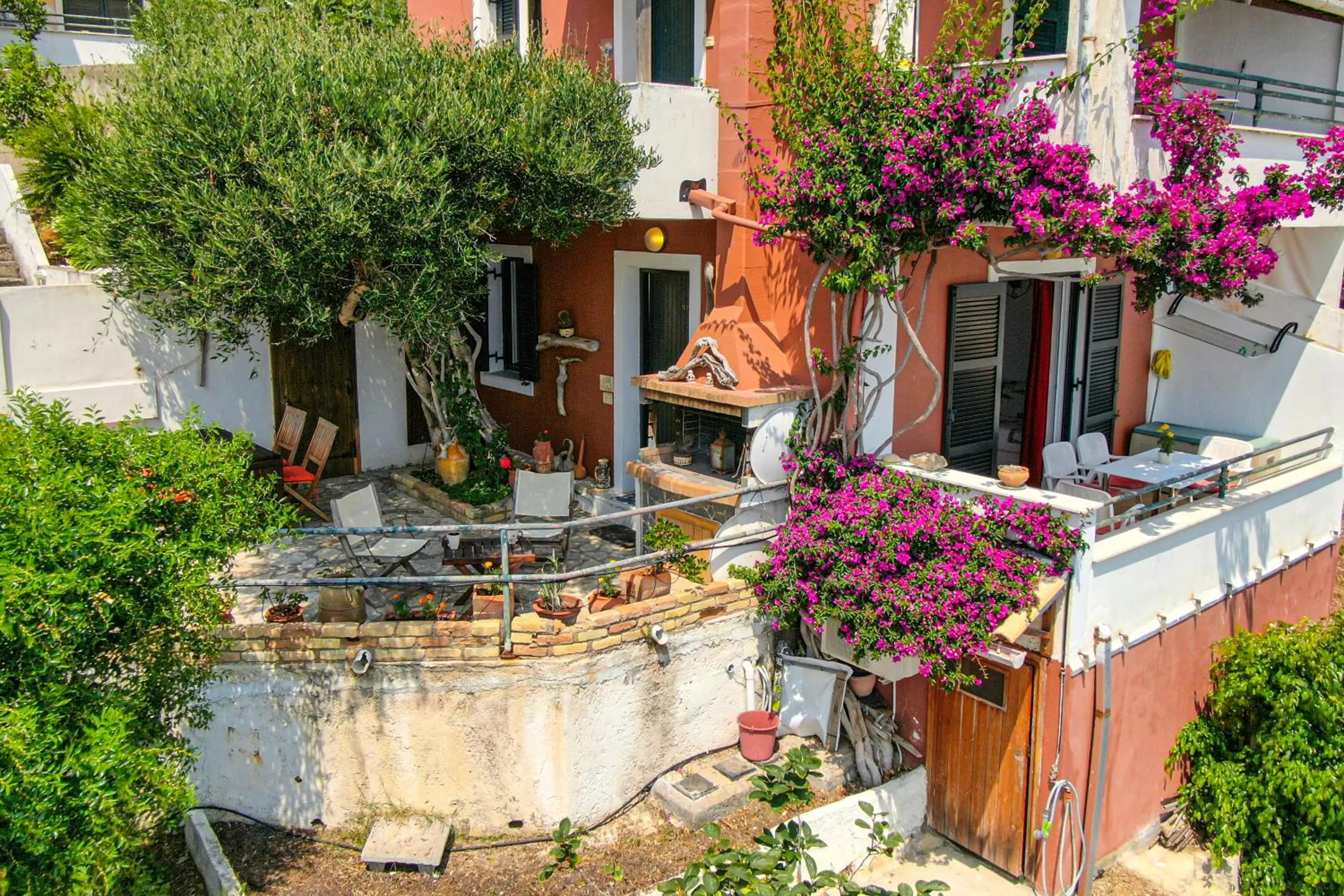 Bird's eye view in Athena's Veranda magestic views Home 97 in Glyfada of Corfu by New Era