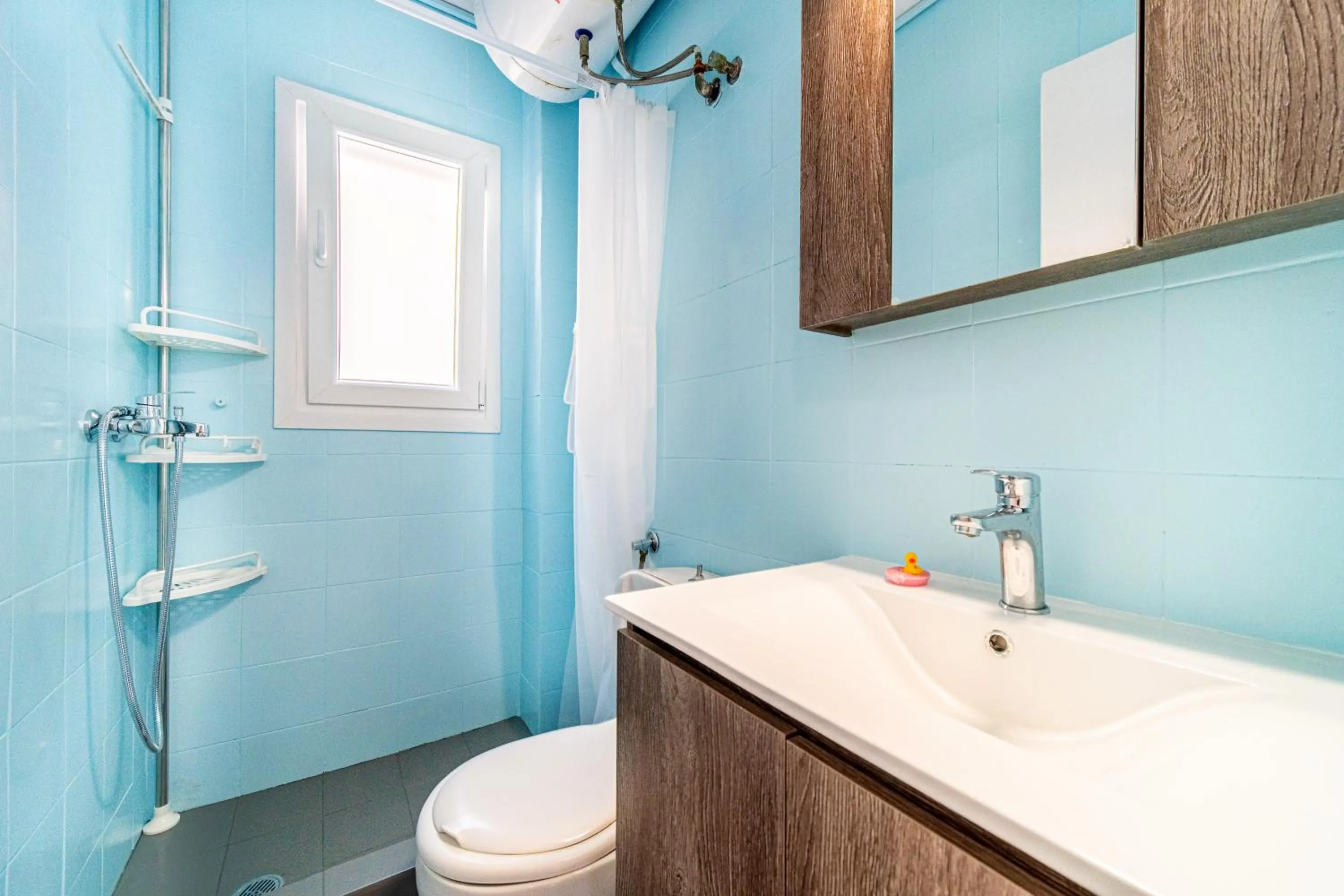 Shower in Athena's Veranda magestic views Home 97 in Glyfada of Corfu by New Era