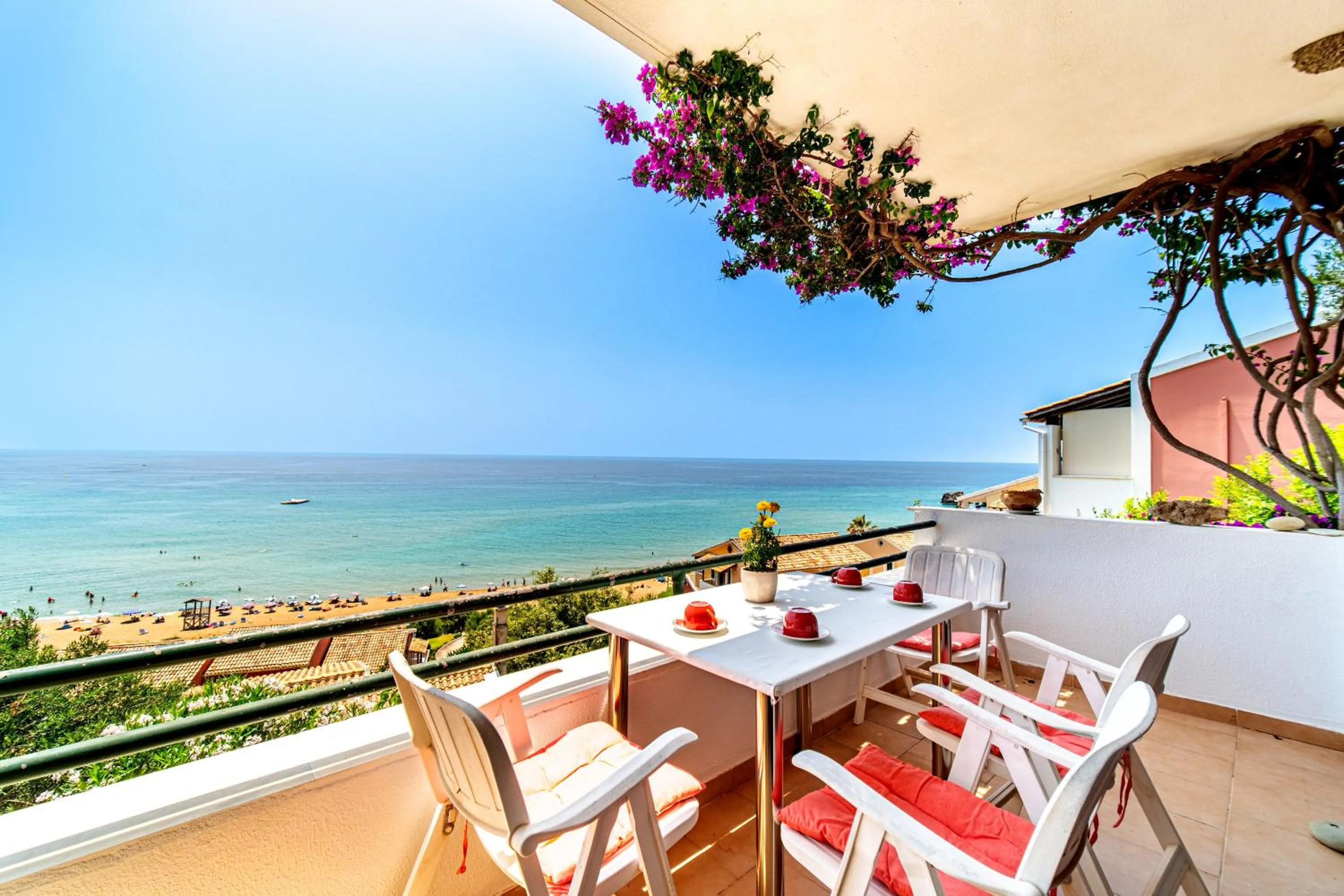 Spring in Athena's Veranda magestic views Home 97 in Glyfada of Corfu by New Era