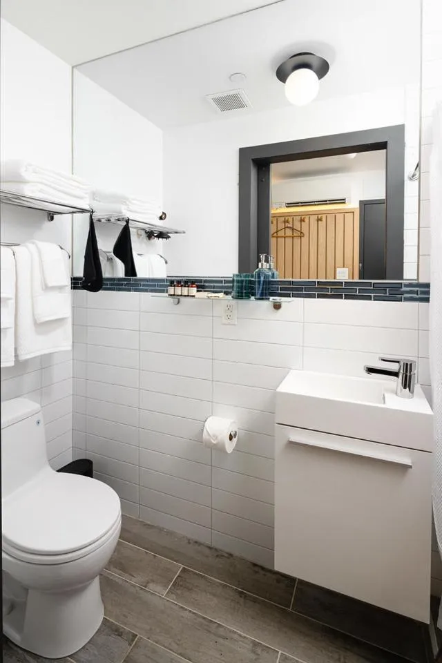 Bathroom in Little Charlie Hotel