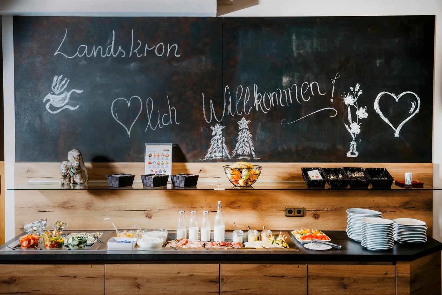 Breakfast in Hotel Landskron