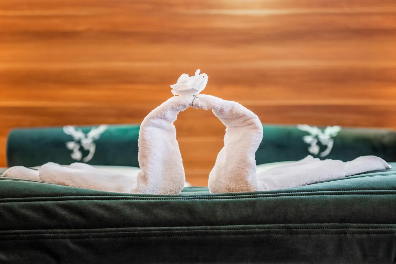 Bed in Hotel Landskron