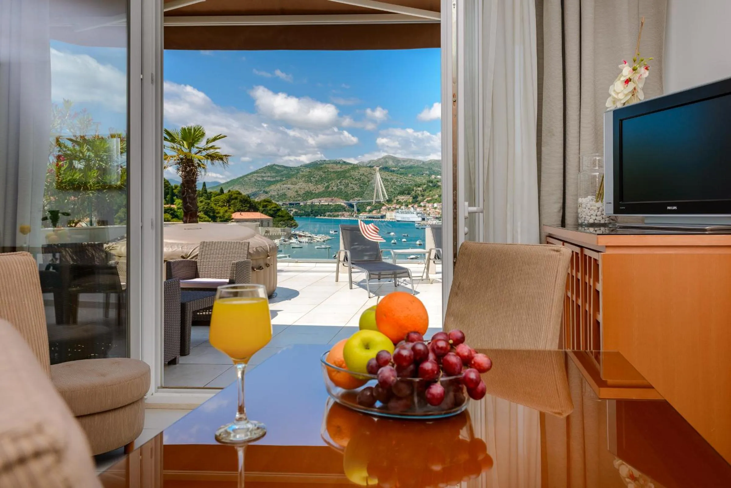 Living room in Adriatic Deluxe Apartments