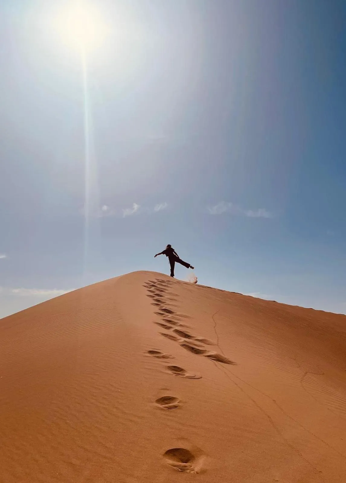 View (from property/room) in Tinfou desert camp
