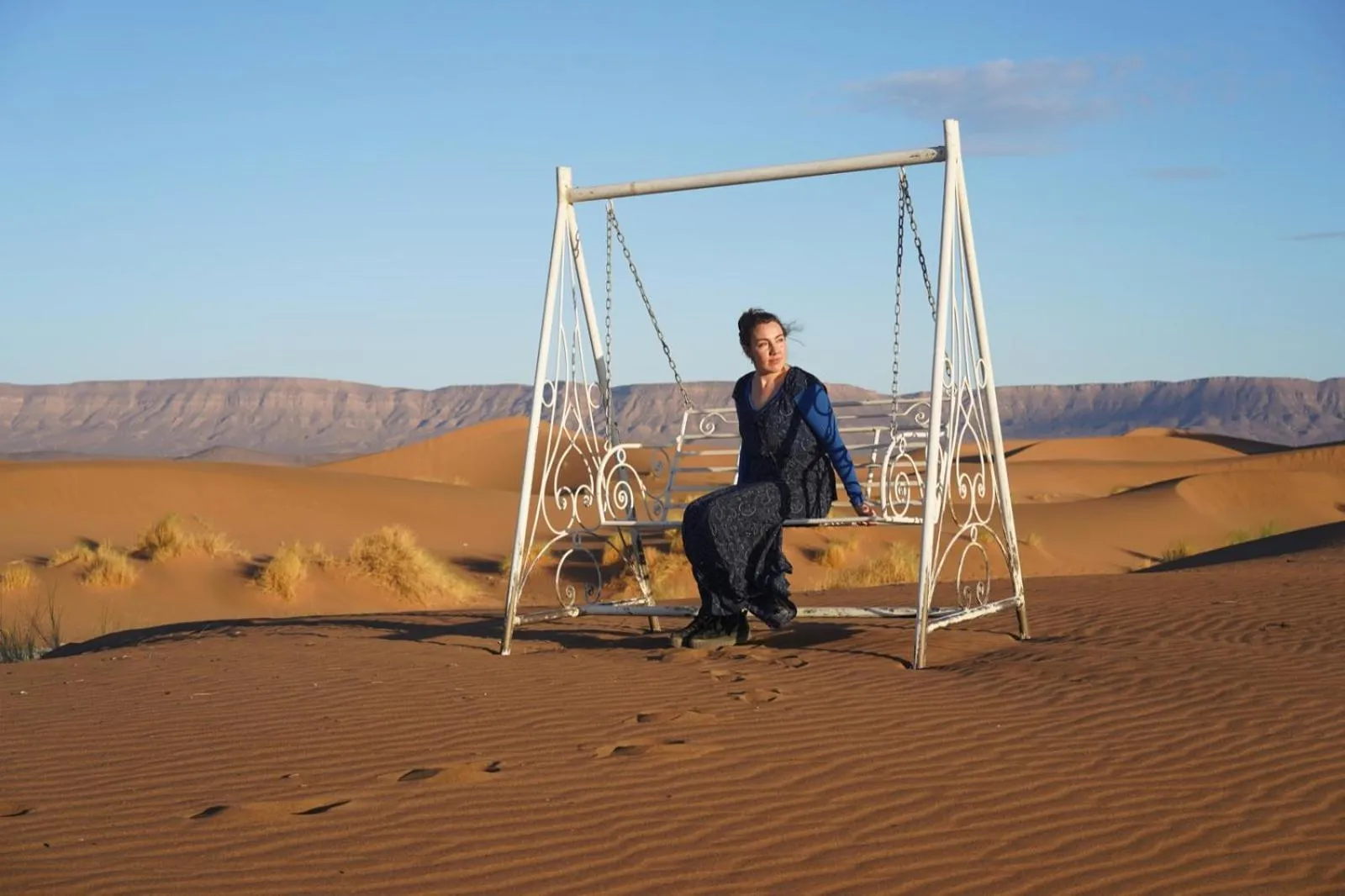 Balcony/Terrace in Tinfou desert camp