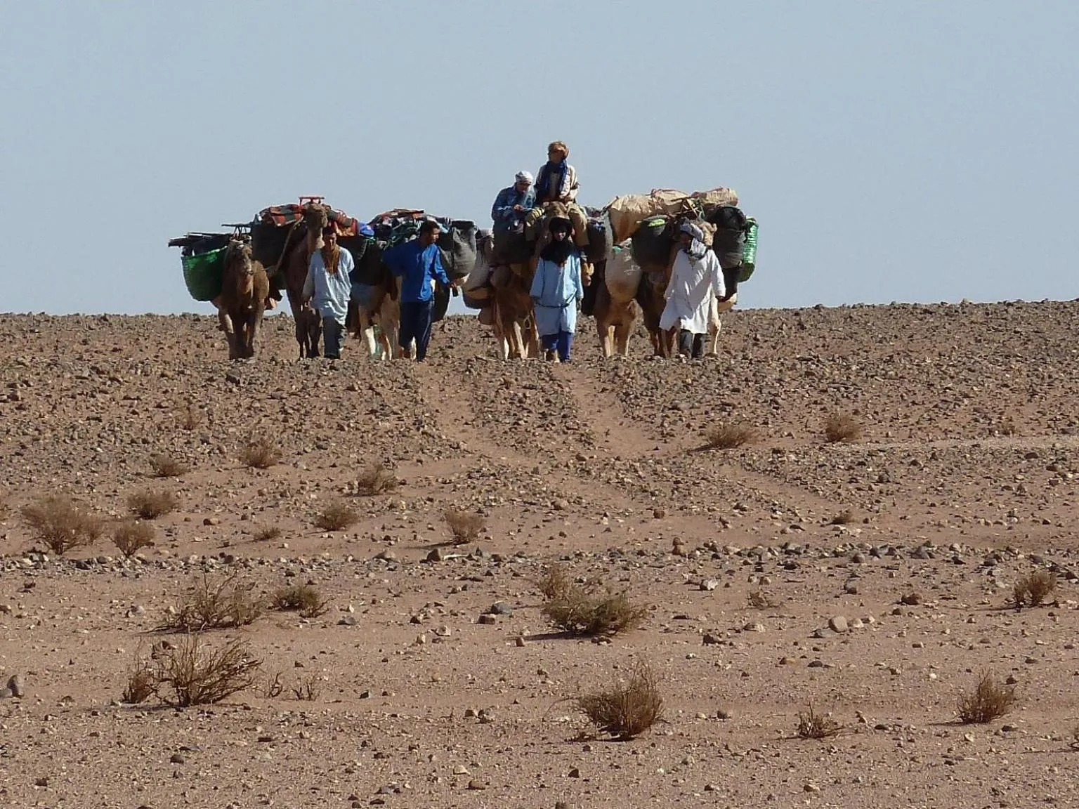 Cycling in Tinfou desert camp