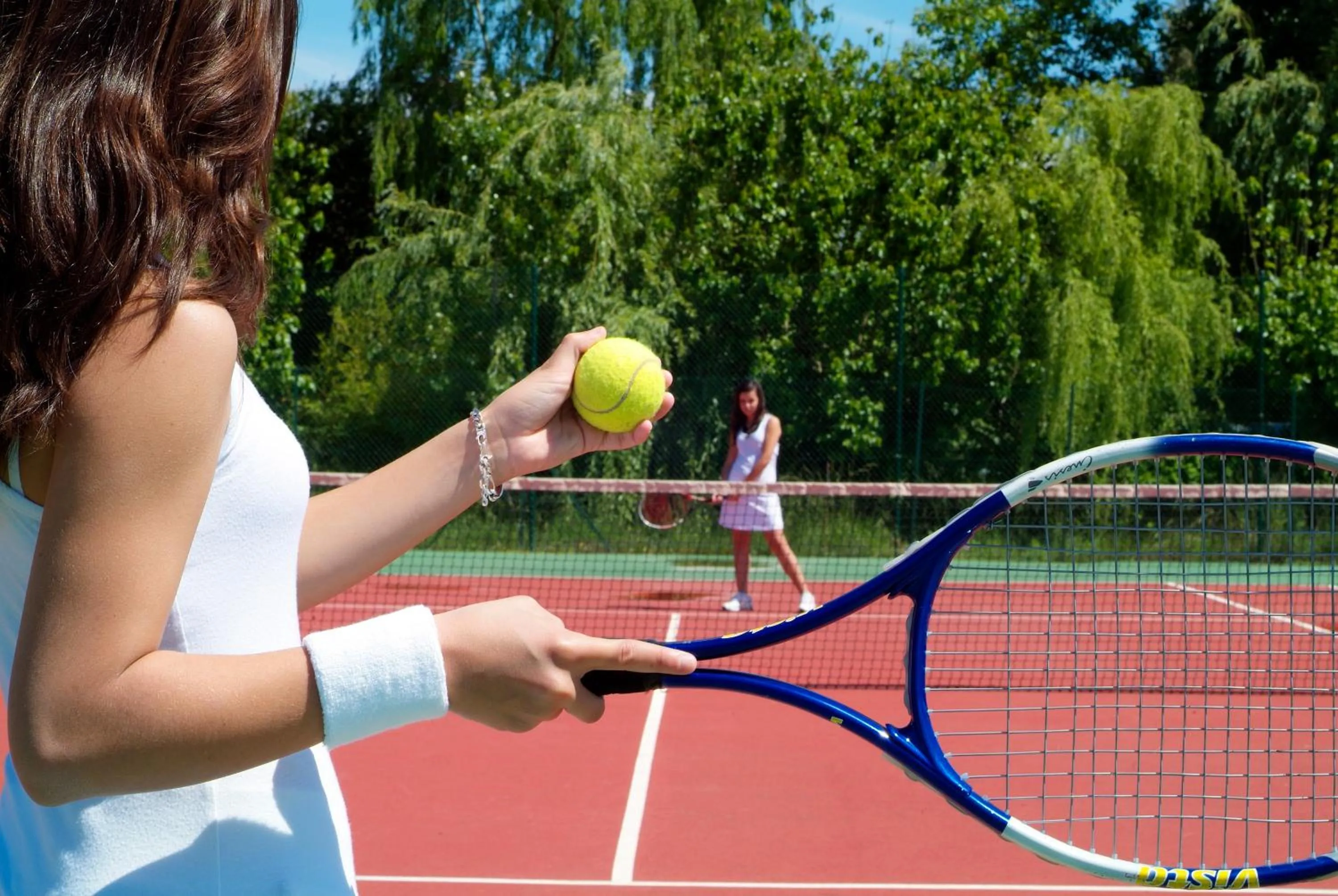 Tennis court in Domaine Le Clos des Oliviers