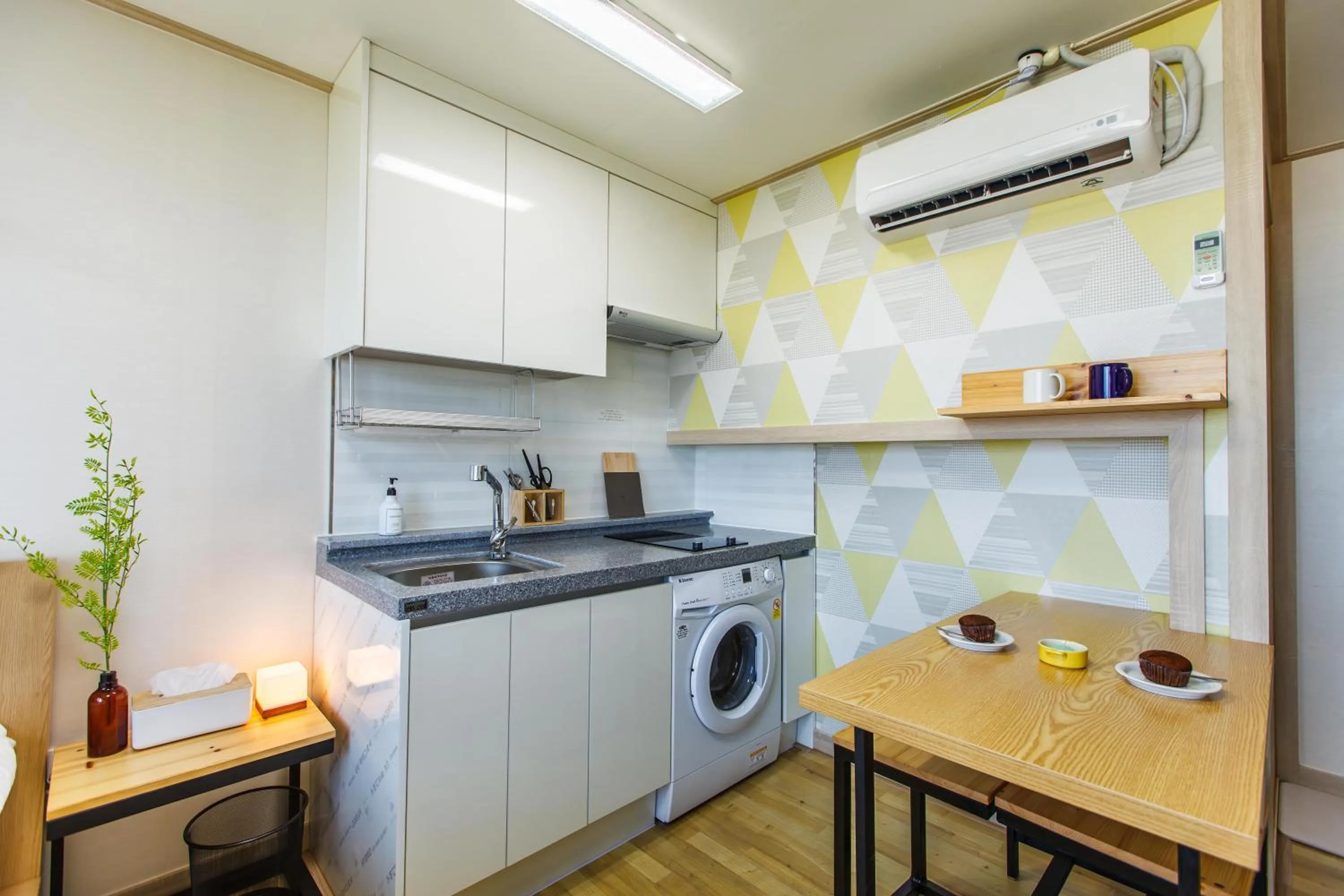 Kitchen or kitchenette in BnSun Pension