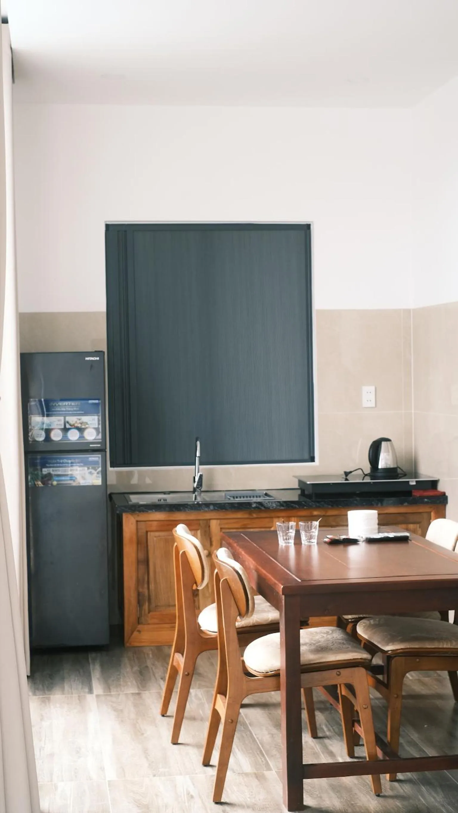 Kitchen or kitchenette in Hoàng Đô Hotel