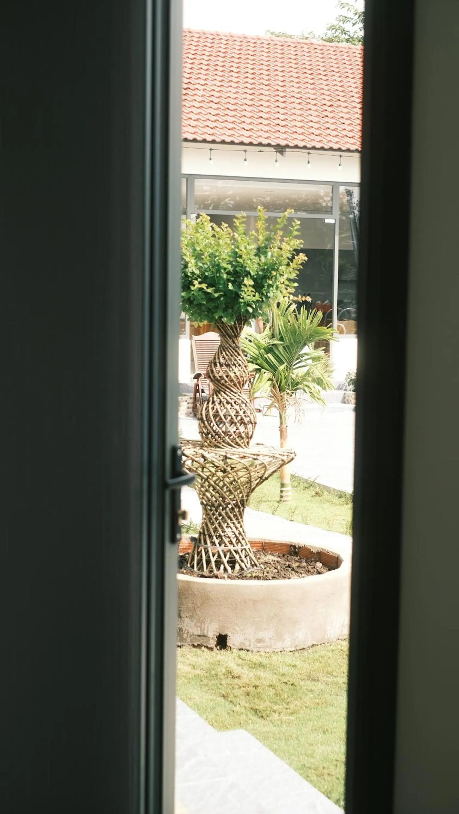 Garden view in Hoàng Đô Hotel