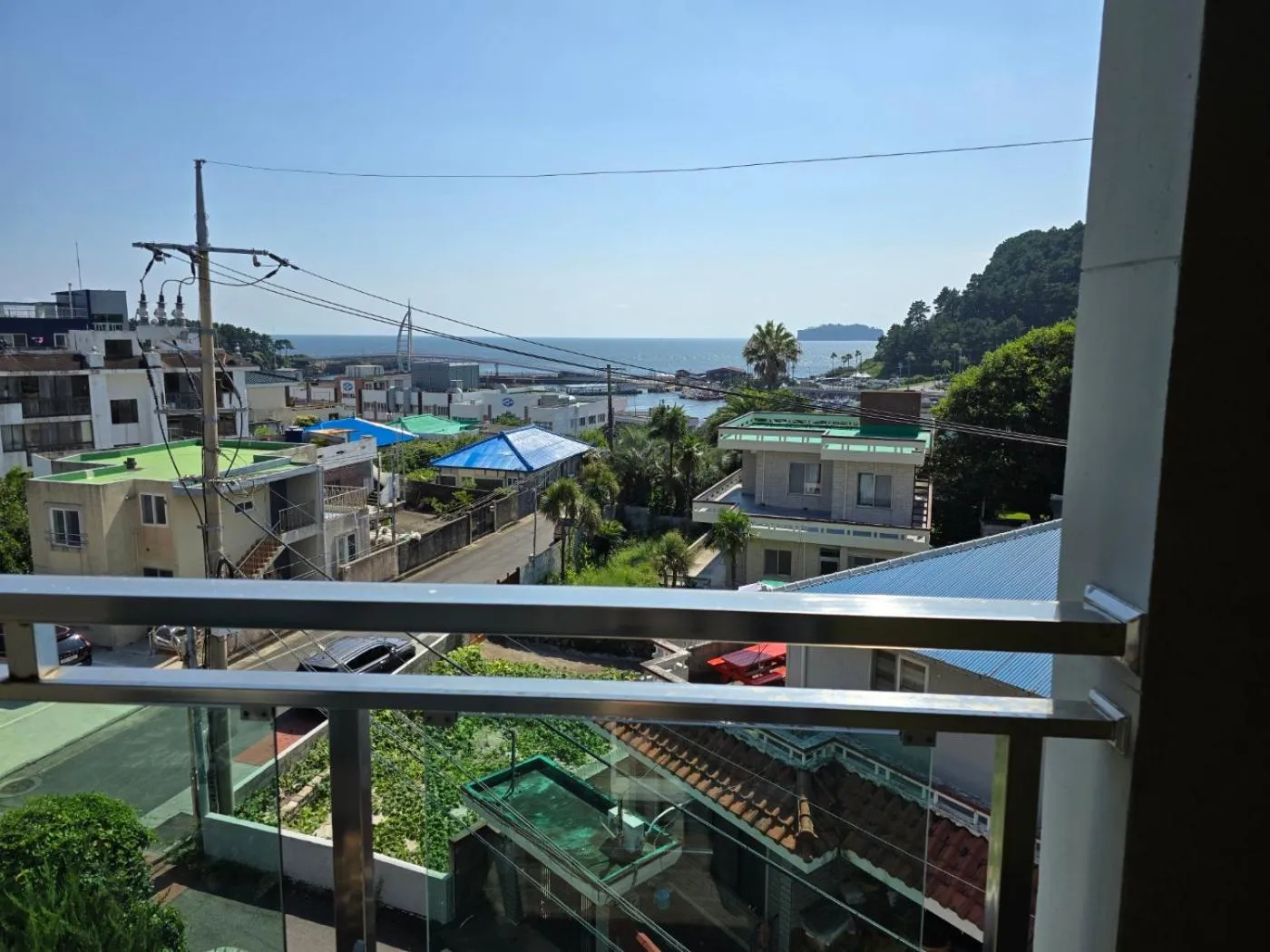 Balcony/Terrace in Cheonjiyeon Hotel