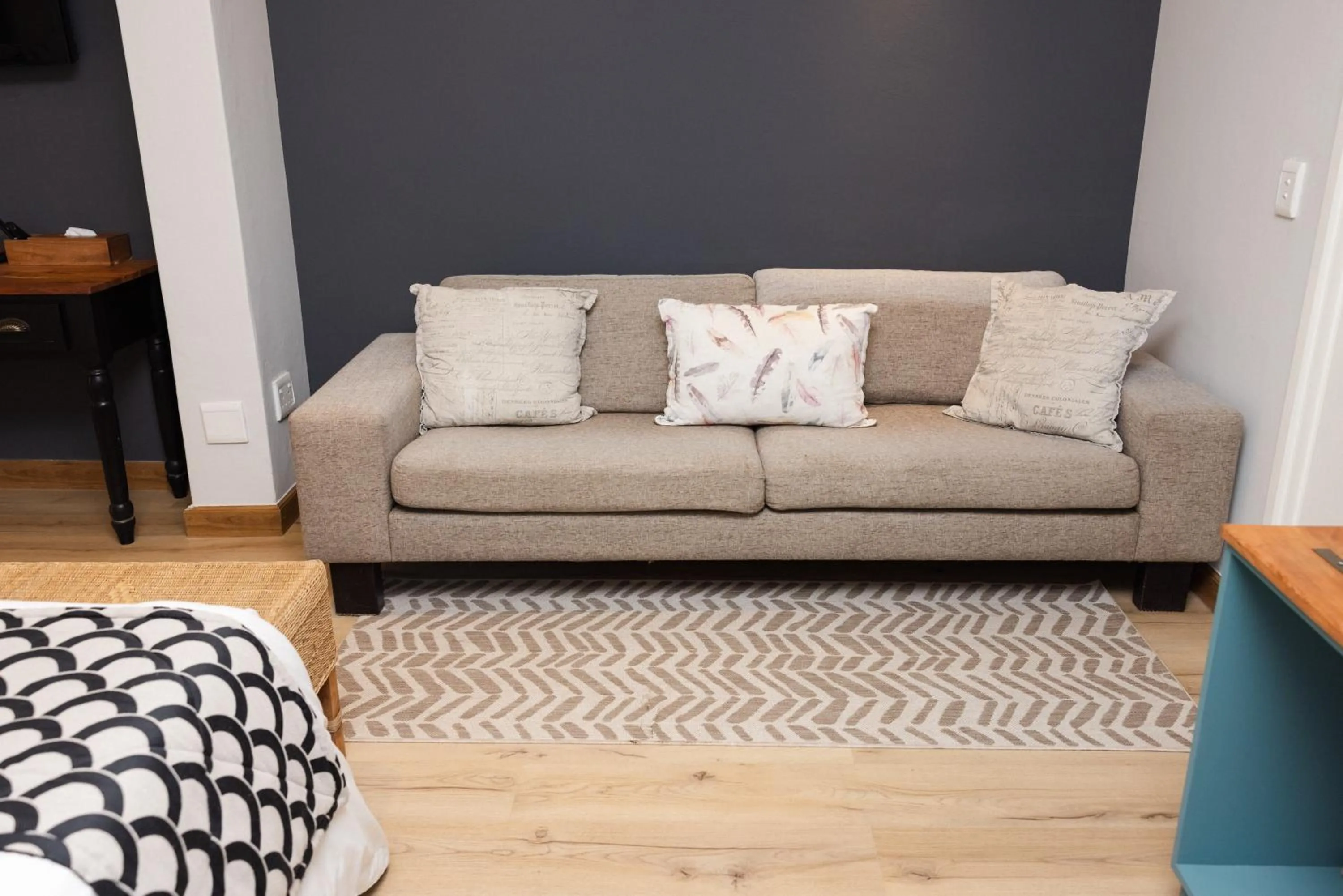 Seating area in Swakopmund Sands