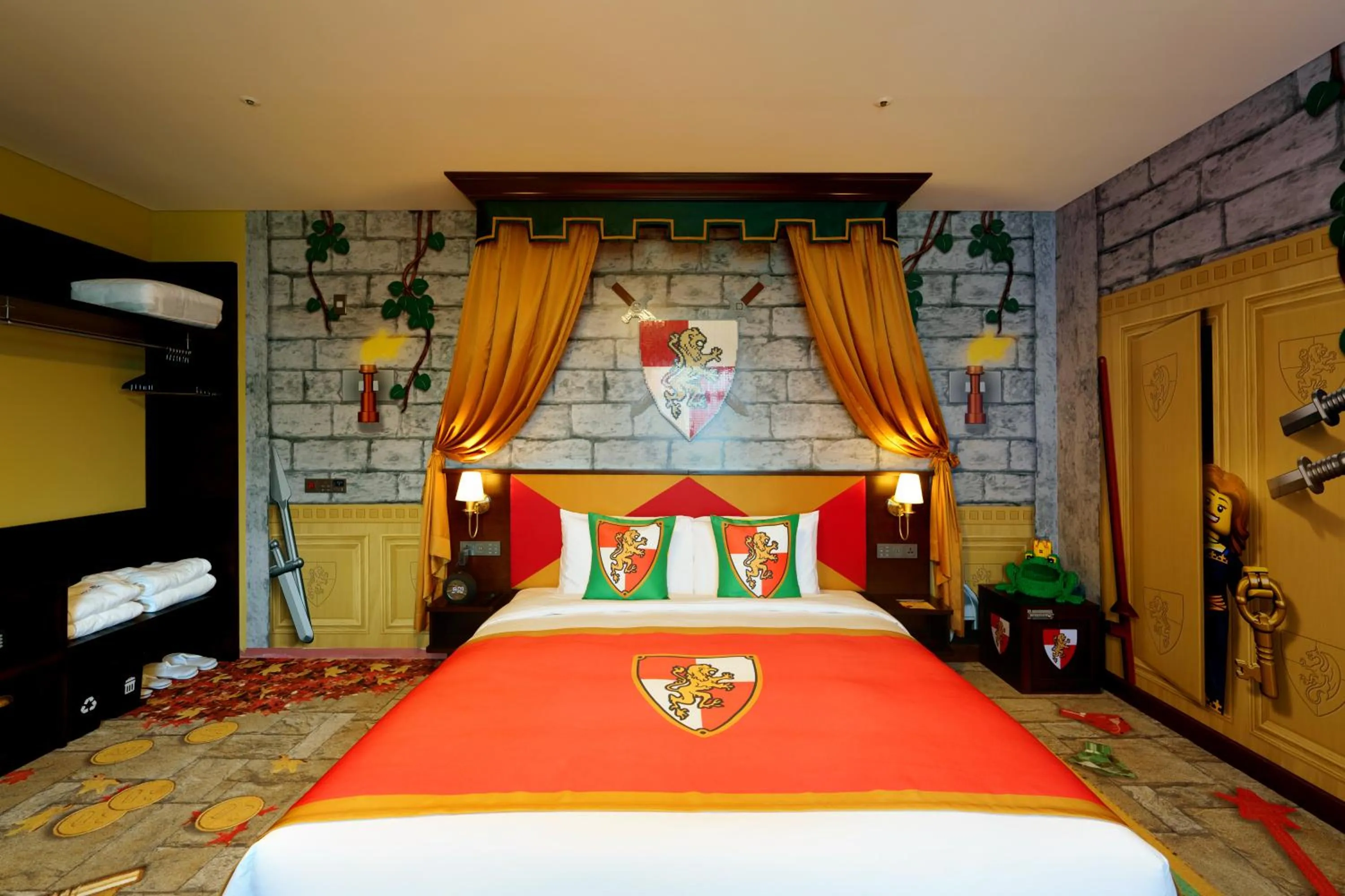 Bed in LEGOLAND Korea Resort Hotel