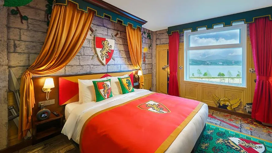 Bed in LEGOLAND Korea Resort Hotel