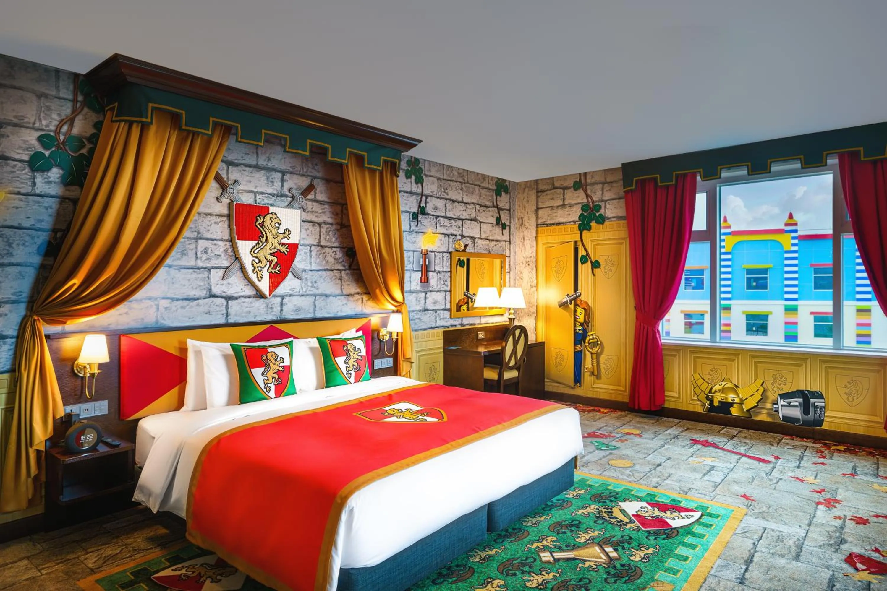 Bed in LEGOLAND Korea Resort Hotel